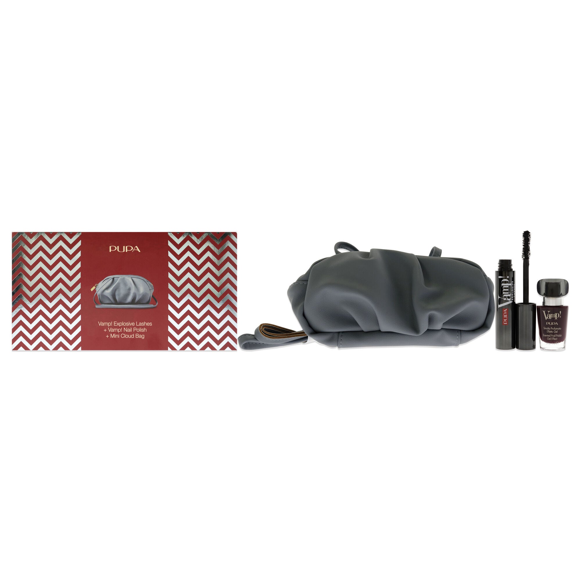 Vamp! Explosive Lashes and Vamp! Nail Polish Set by Pupa Milano for Women - 3 Pc Set, See Description, hi-res image number 0