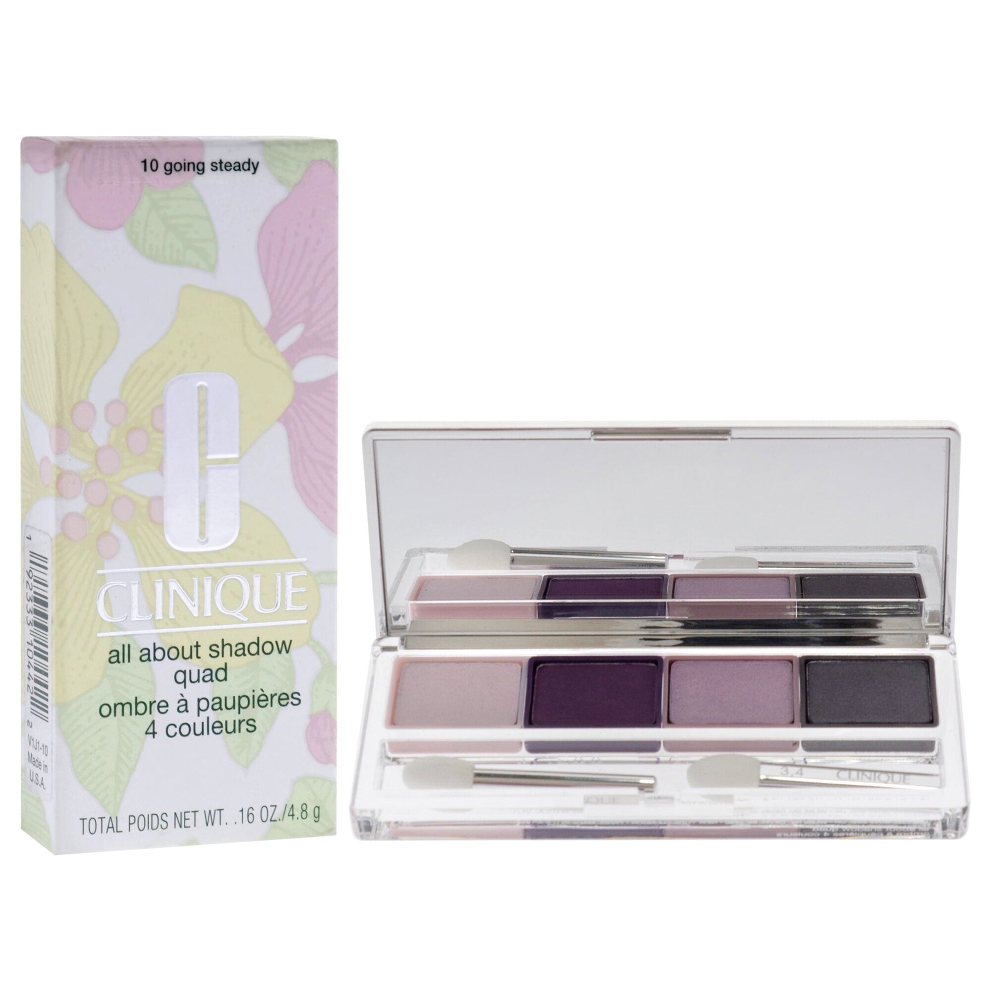 All About Shadow Quad - 10 Going Steady by Clinique for Women - 0.16 oz Eye Shadow, See Description, alternate image number 1