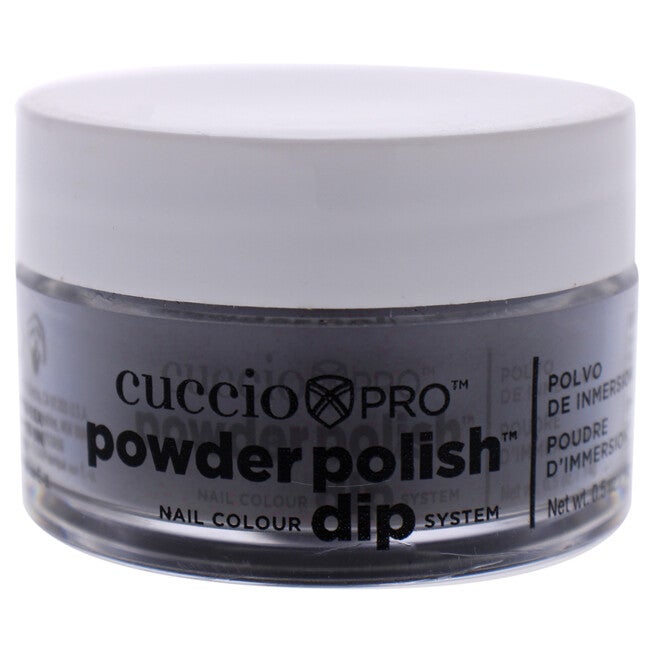 Pro Powder Polish Nail Colour Dip System - Black With Red Glitter by Cuccio Colour for Women - 0.5 oz Nail Powder, See Description, hi-res image number 0