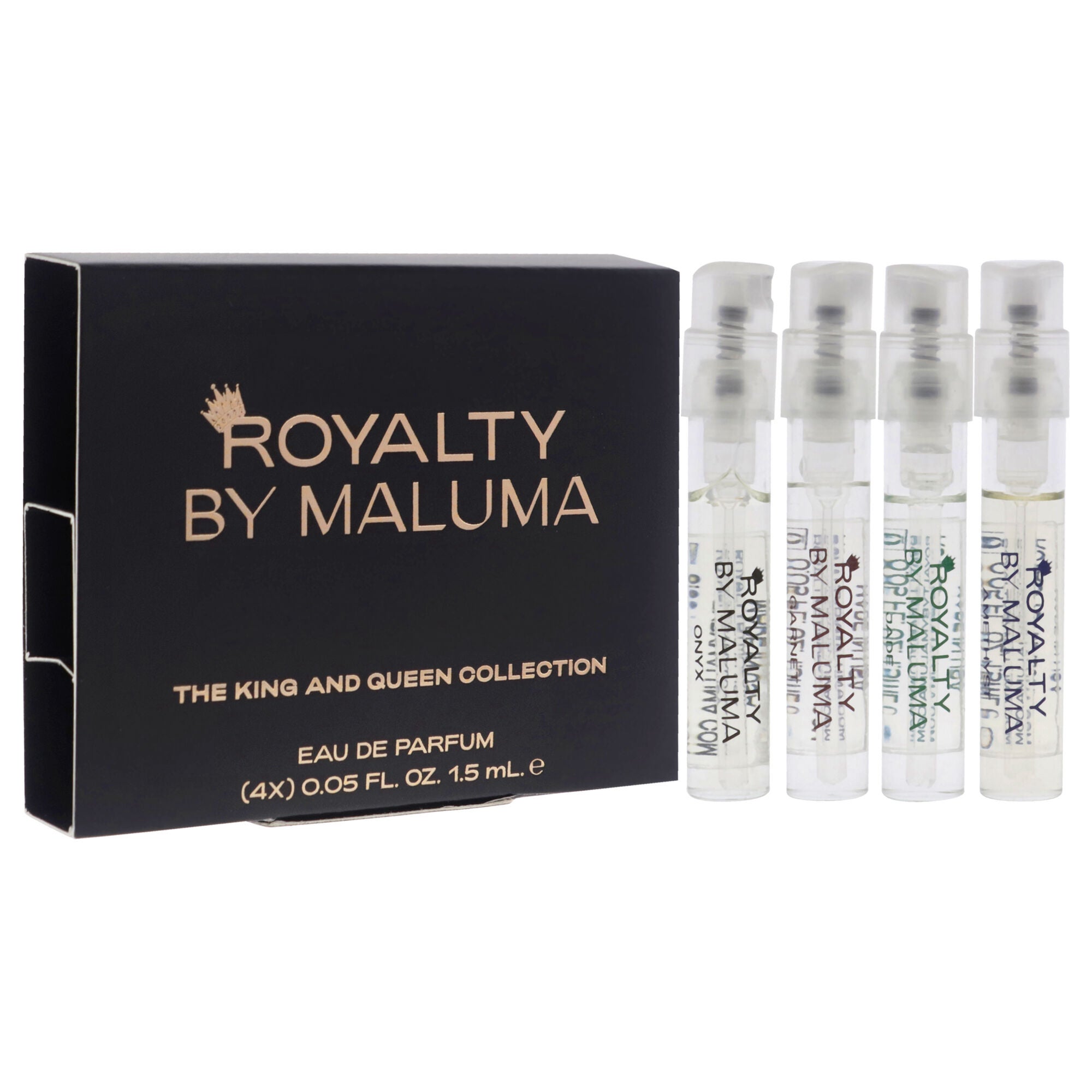 The King and Queen Collection by Royalty By Maluma for Unisex - 4 Pc Gift Set, See Description, alternate image number 1