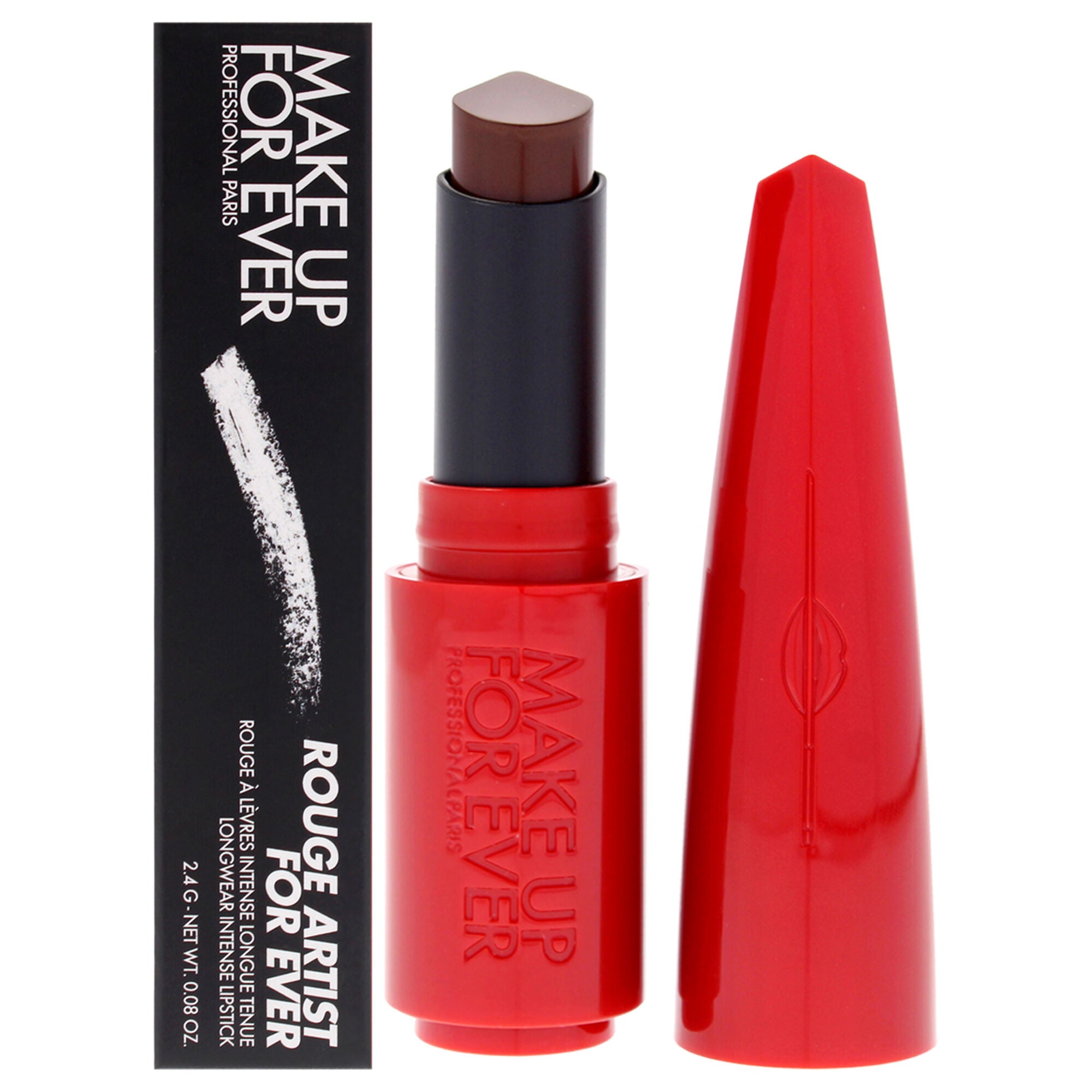 Rouge Artist For Ever Satin Lipstick - 608 Limitless Brown by Make Up For Ever for Women - 0.08 oz Lipstick, Brown, hi-res image number 0