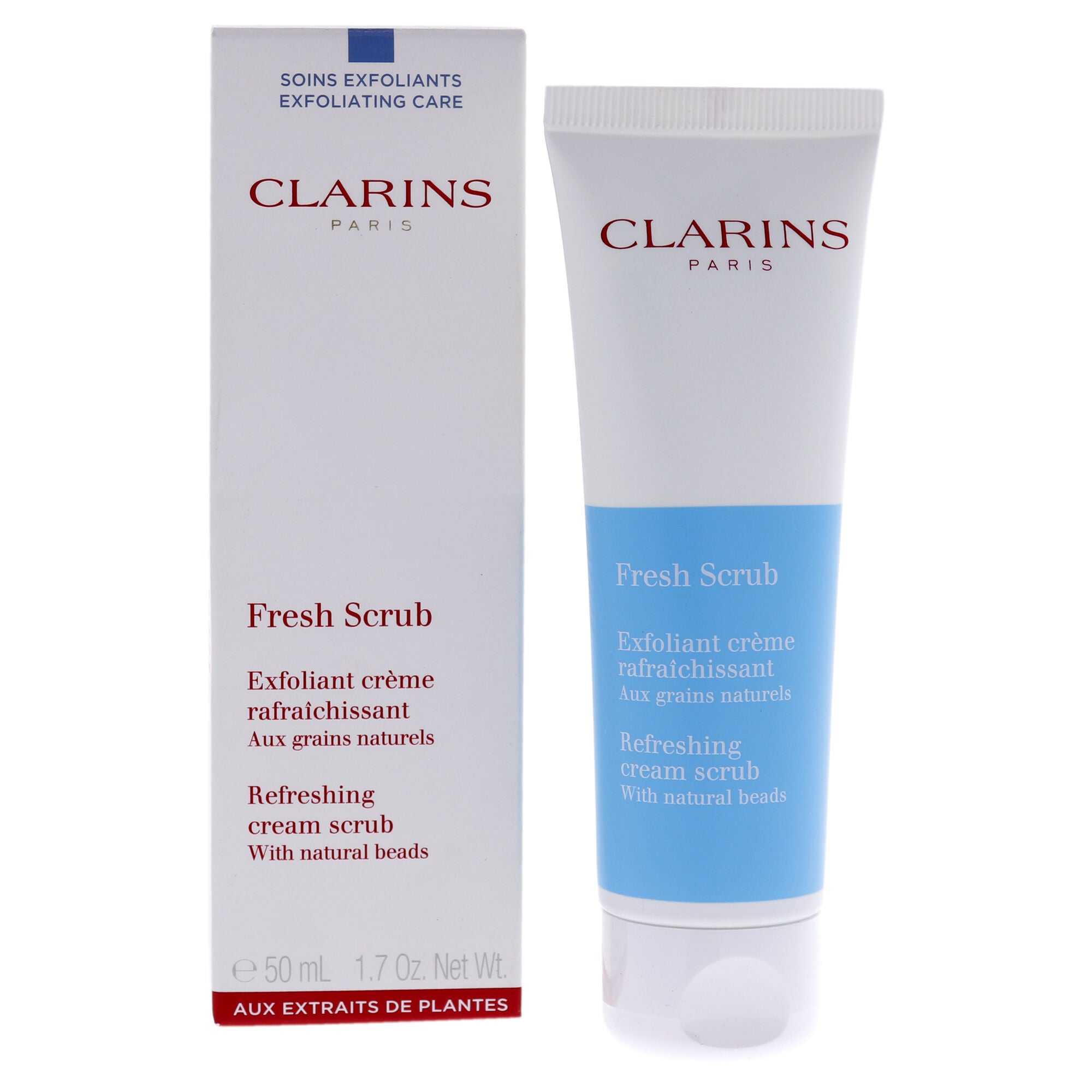 Fresh Scrub Refreshing Cream Scrub by Clarins for Unisex - 1.7 oz Cream, See Description, hi-res image number 0