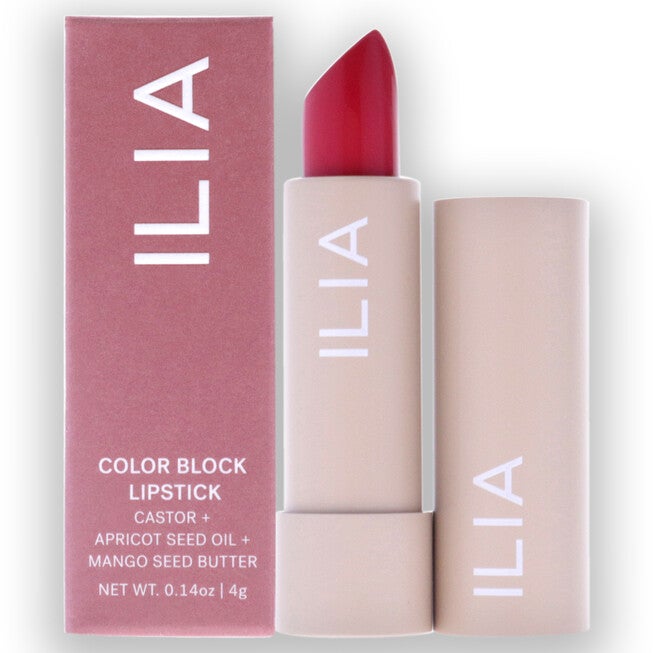 Color Block Lipstick - Grenadine by ILIA Beauty for Women - 0.14 oz Lipstick, NA, hi-res image number null