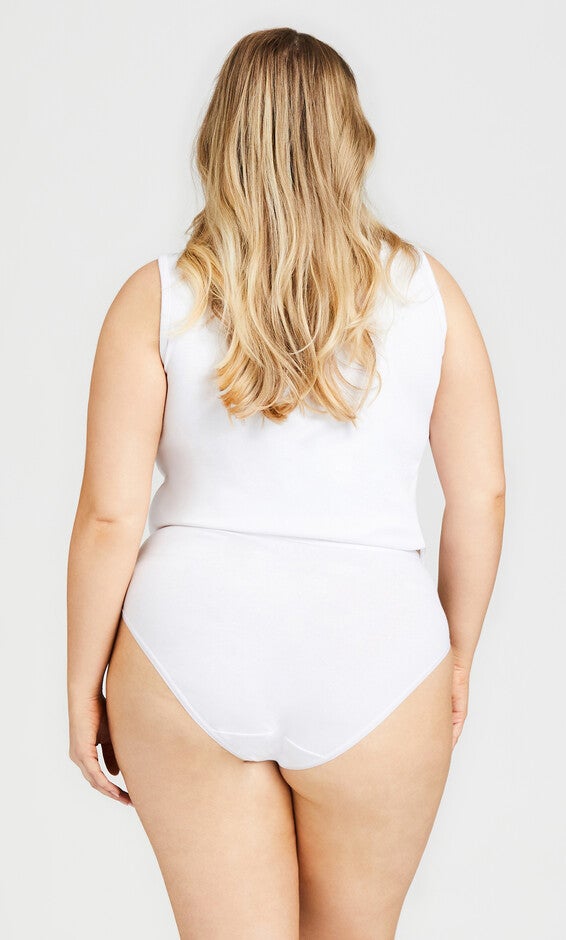 Comfort Hi Cut Brief - white, , alternate image number 5