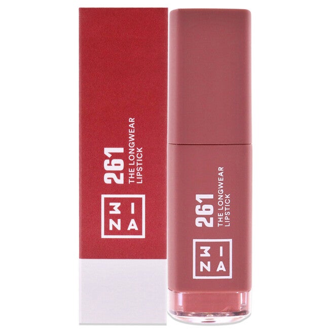 The Longwear Lipstick - 261 Dark Nude by 3INA for Women - 0.20 oz Lipstick, NA, hi-res image number null