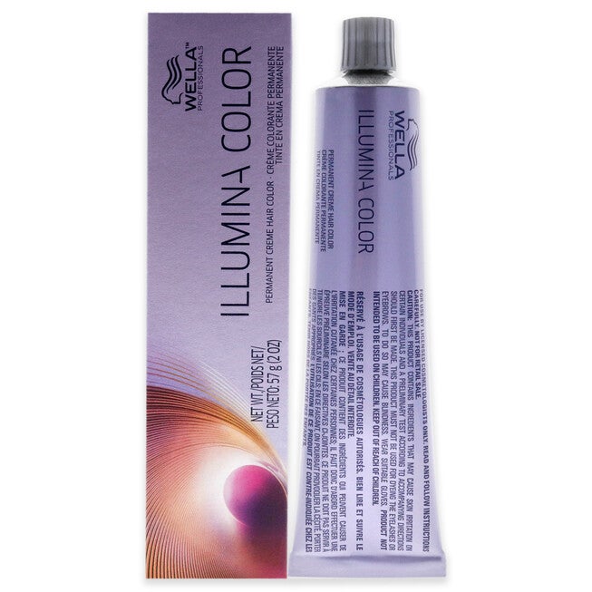 Illumina Color Permanent Creme Hair Color - 5 43 Light Brown-Red Gold by Wella for Unisex - 2 oz Hair Color, See Description, hi-res image number 0