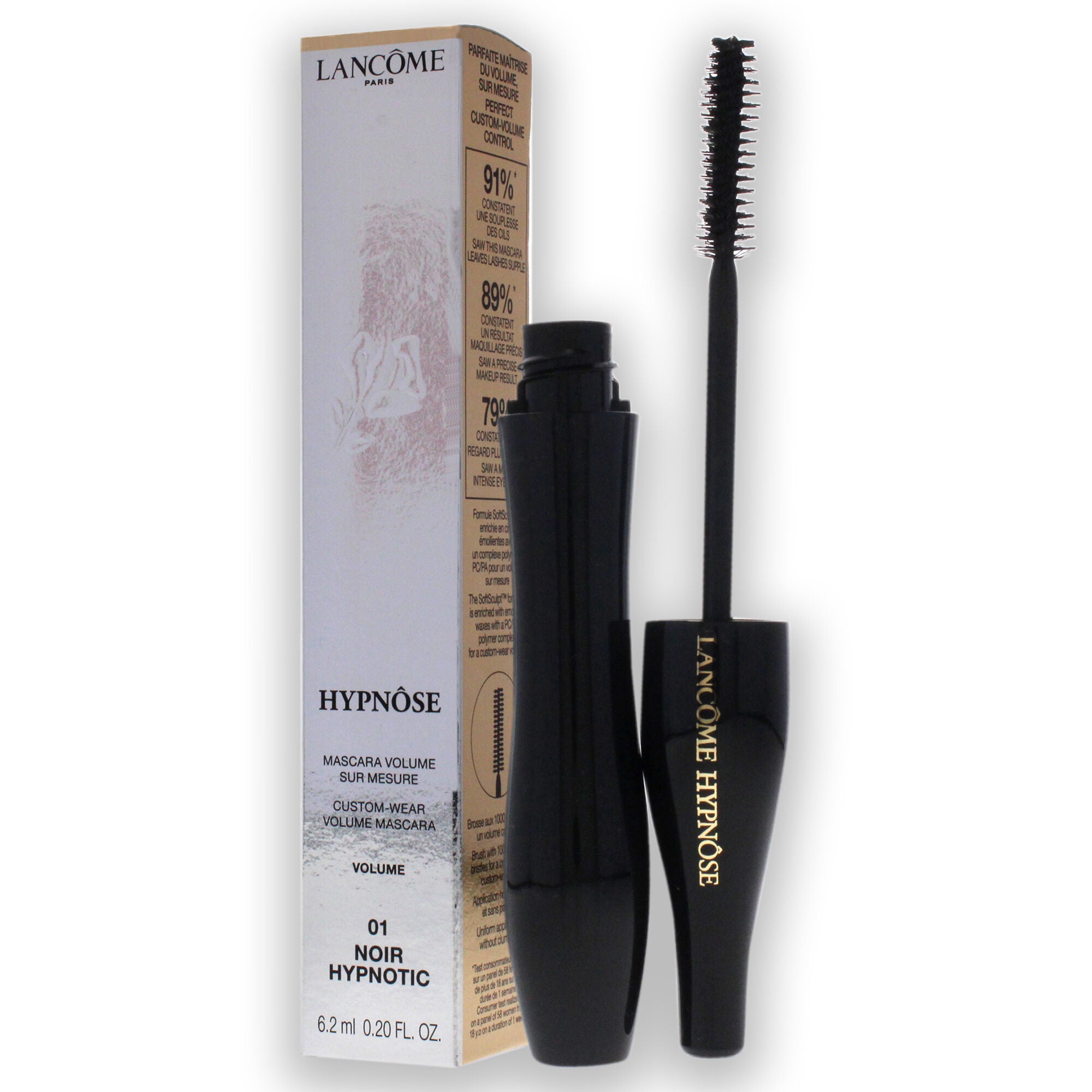 Hypnose Volume Mascara - 01 Noir Hypnotic by Lancome for Women - 0.20 oz Mascara, , alternate image number 7