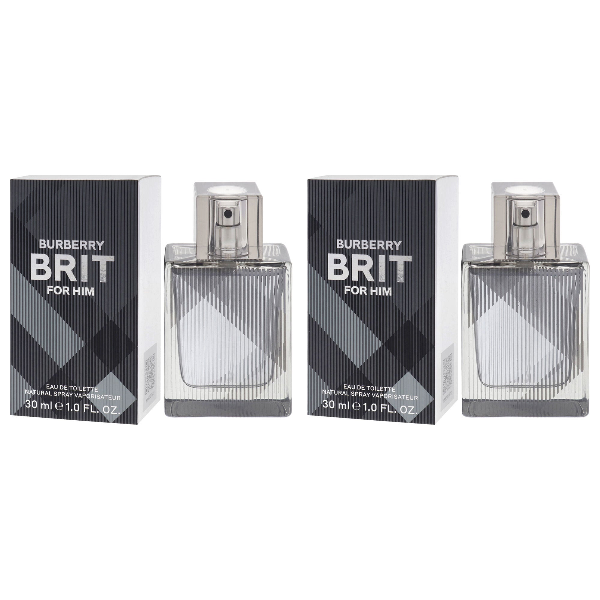 Burberry Brit by Burberry for Men - 1 oz EDT Spray - Pack of 2, Clear, alternate image number 3