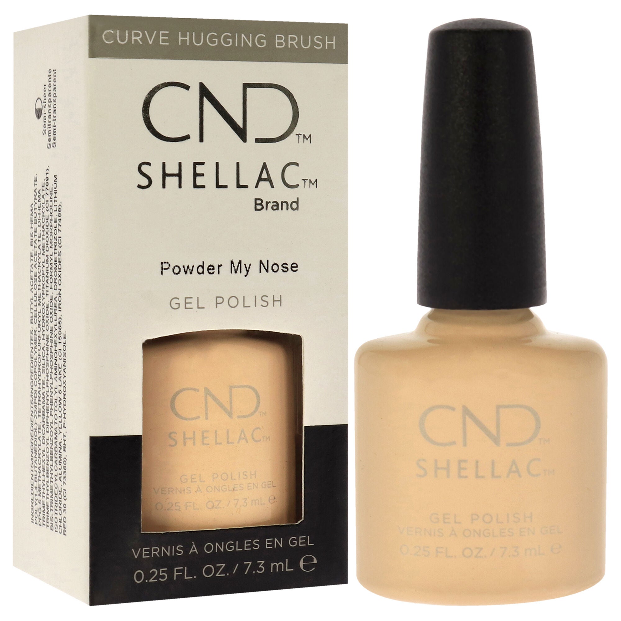 Shellac Nail Color - Powder My Nose by CND for Women - 0.25 oz Nail Polish, See Description, alternate image number 1