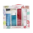 Clarins With Love From Suitcase Set (1x Eclat Minu, #01, 1x Gentle Foaming Cleanser, 1x Gentle Eye Mak, hi-res image number null