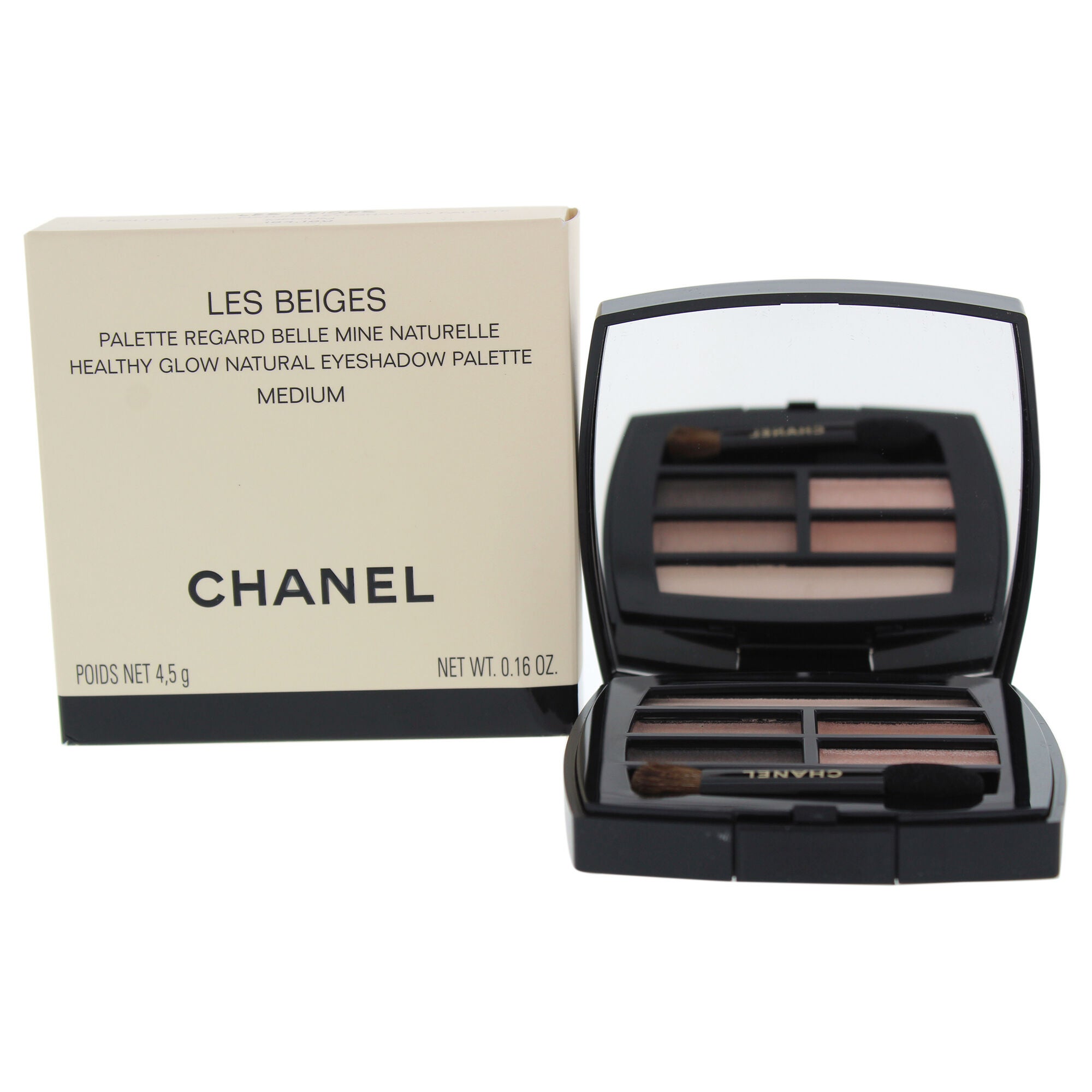 Les Beiges Healthy Glow Natural Eyeshadow Palette - Medium by Chanel for Women - 0.16 oz Eye Shadow, See Description, hi-res image number 0
