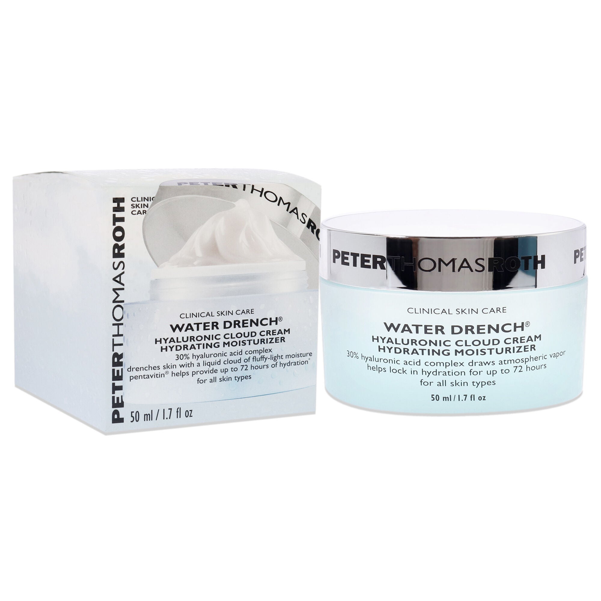 Water Drench Hyaluronic Cloud Cream by Peter Thomas Roth for Unisex - 1.7 oz Cream, , alternate image number 6