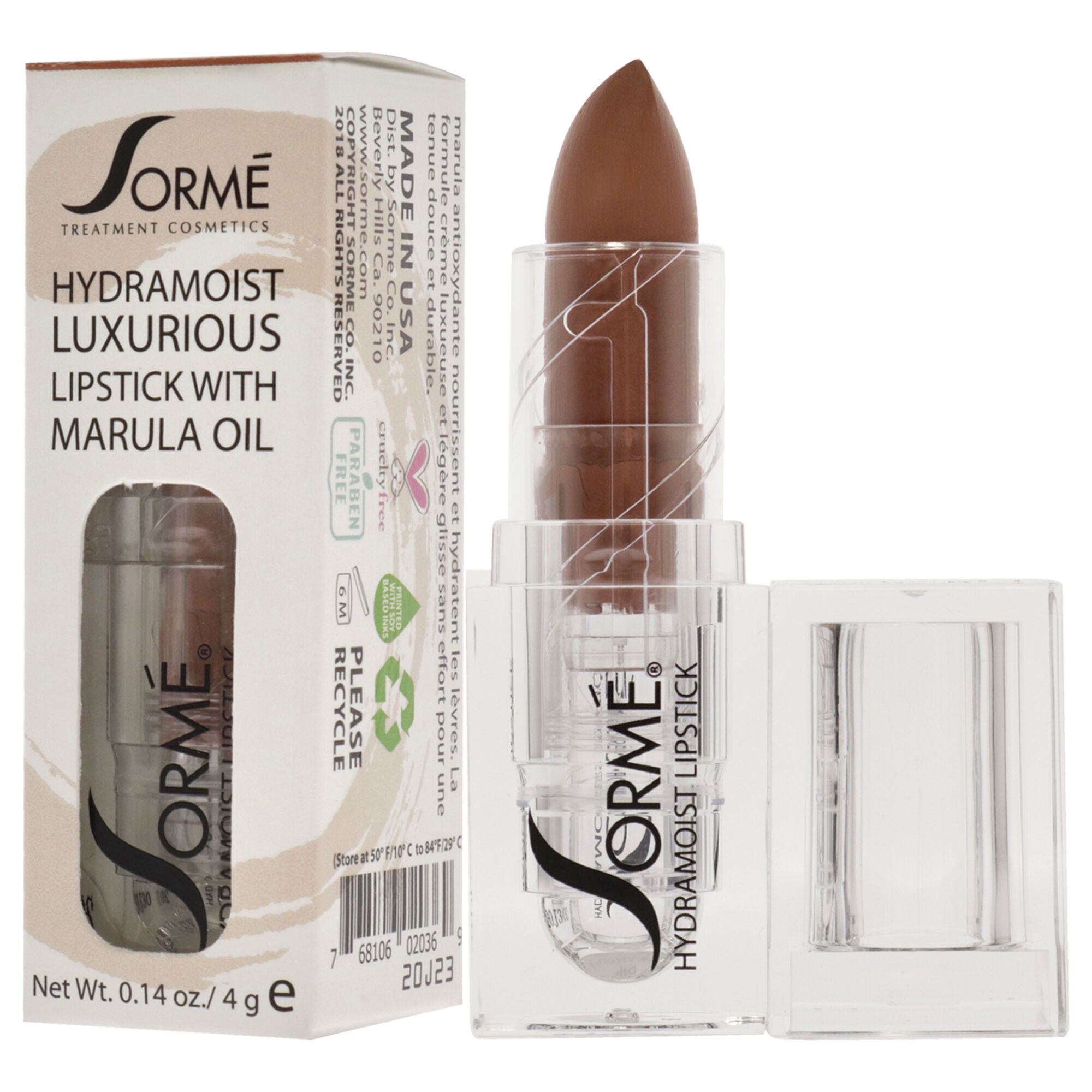 New Hydramoist Lipstick 2021 - 268 Skinny Dip by Sorme Cosmetics for Women - 0.14 oz Lipstick, See Description, alternate image number 3