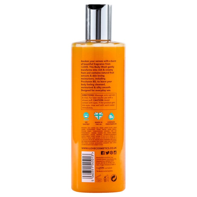 Scented Body Wash - Exotic Fruit by I Love Cosmetics for Women - 11.8 oz Body Wash, See Description, alternate image number 1