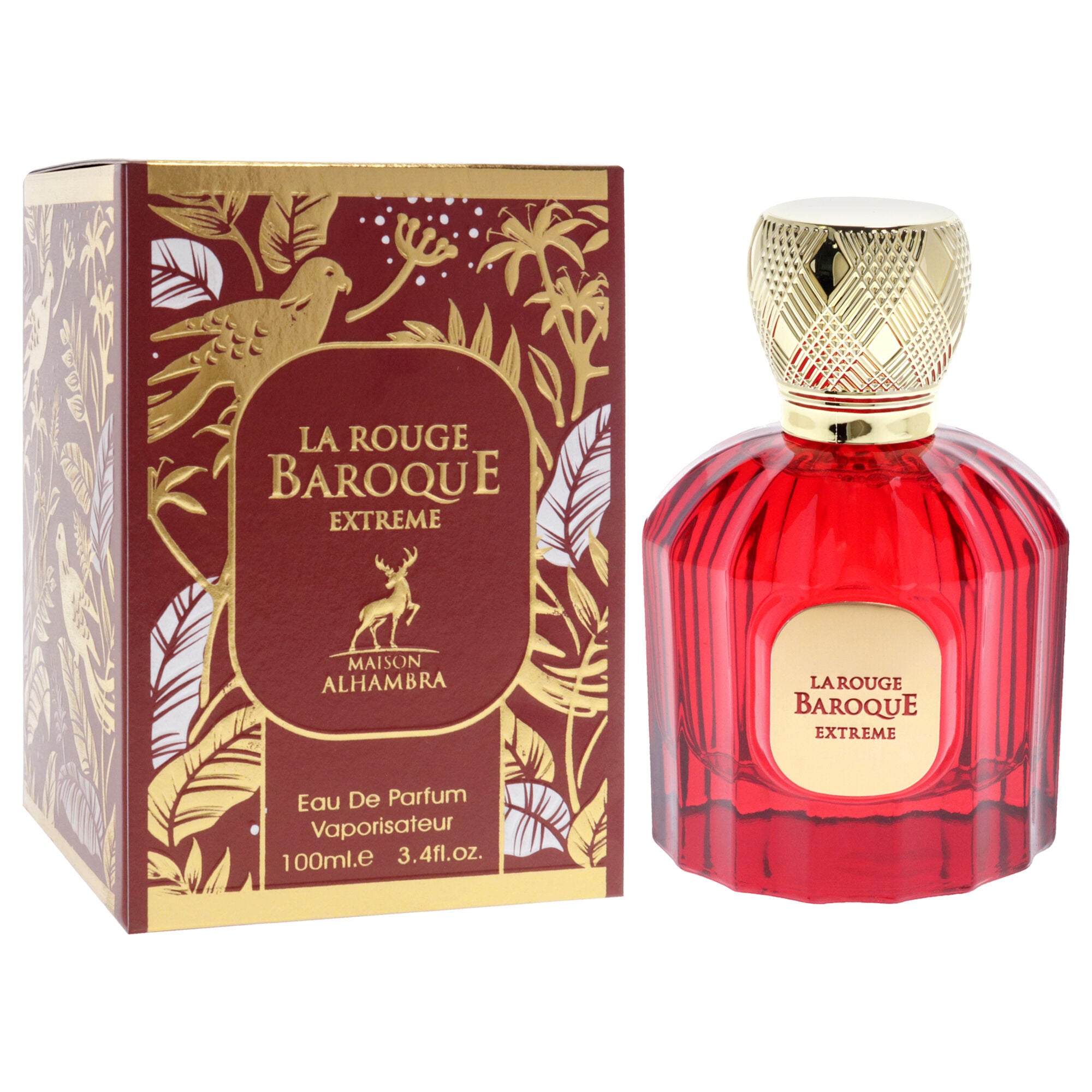 La Rouge Baroque Extreme by Maison Alhambra for Unisex - 3.4 oz EDP Spray, See Description, alternate image number 2