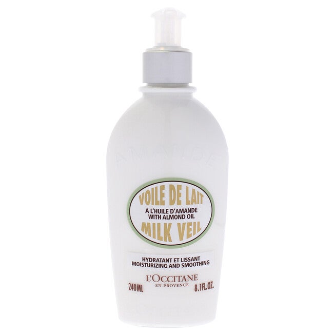 Almond Milk Veil by LOccitane for Unisex - 8 oz Body Milk, See Description, hi-res image number 0