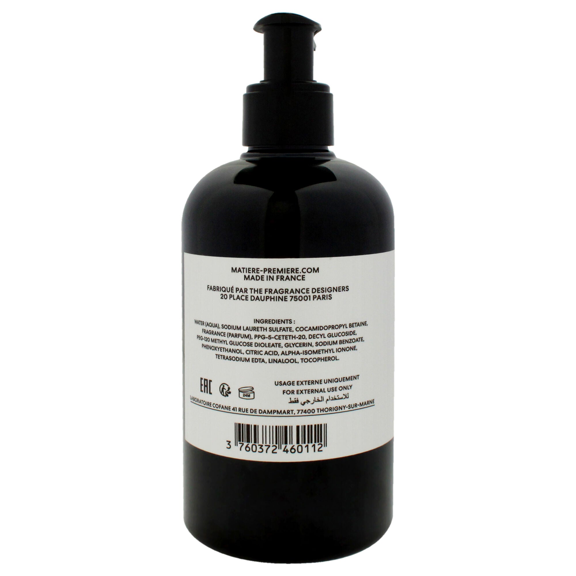 Hand and Body Wash - Crystal Saffron by Matiere Premiere for Unisex - 10.14 oz Body Wash, See Description, alternate image number 2