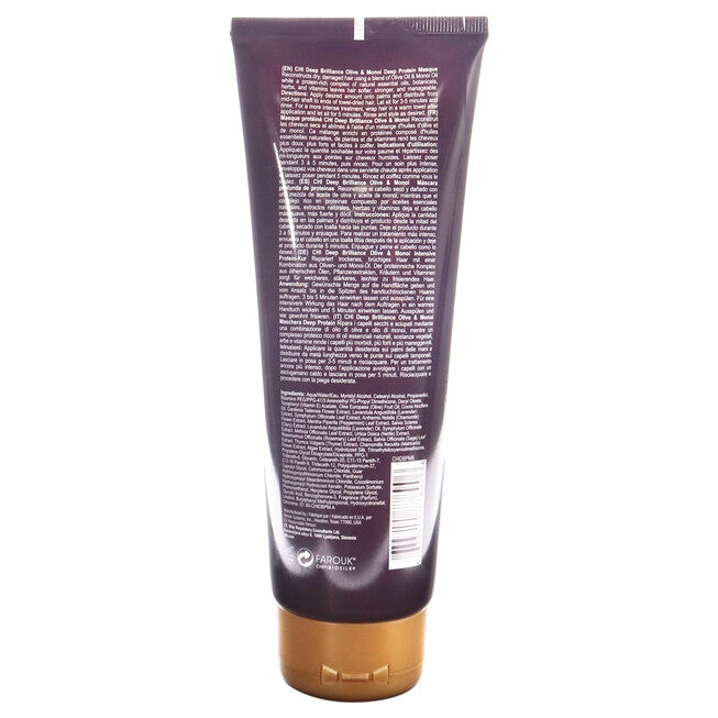 Deep Brilliance Deep Protein Masque Strengthening Treatment by CHI for Unisex - 8 oz Treatment, , alternate image number null