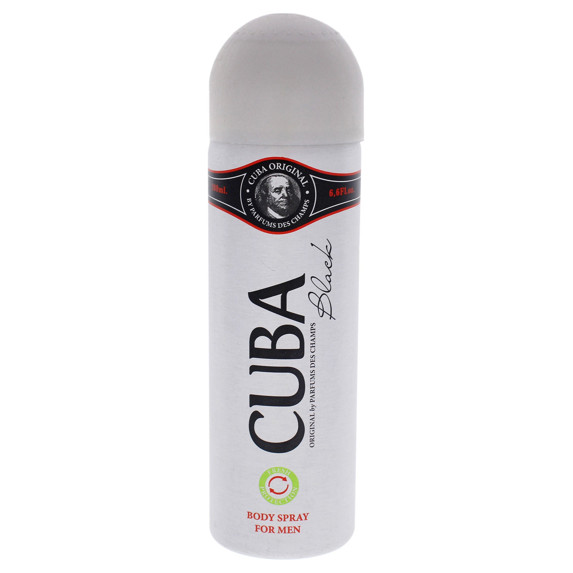 Cuba Black by Cuba for Men - 6.6 oz Body Spray, See Description, hi-res image number 0
