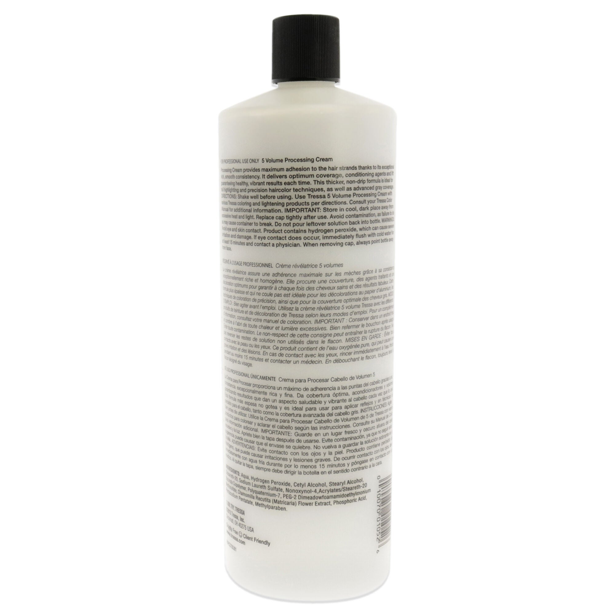 Processing Cream Developer - 5 Volume by Tressa for Unisex - 32 oz Lightener, , alternate image number 3