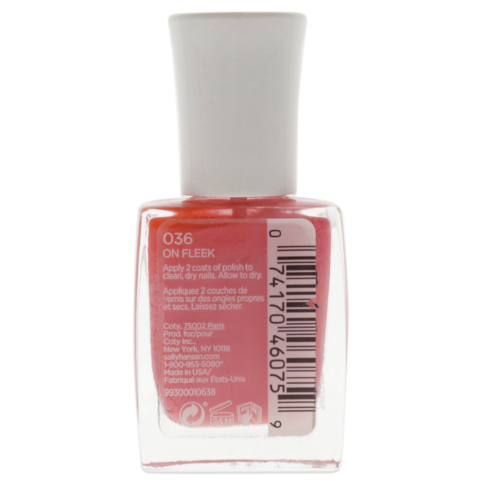 Mega Strength Nail Color - 036 On Fleek by Sally Hansen for Women - 0.4 oz Nail Polish, See Description, alternate image number 2