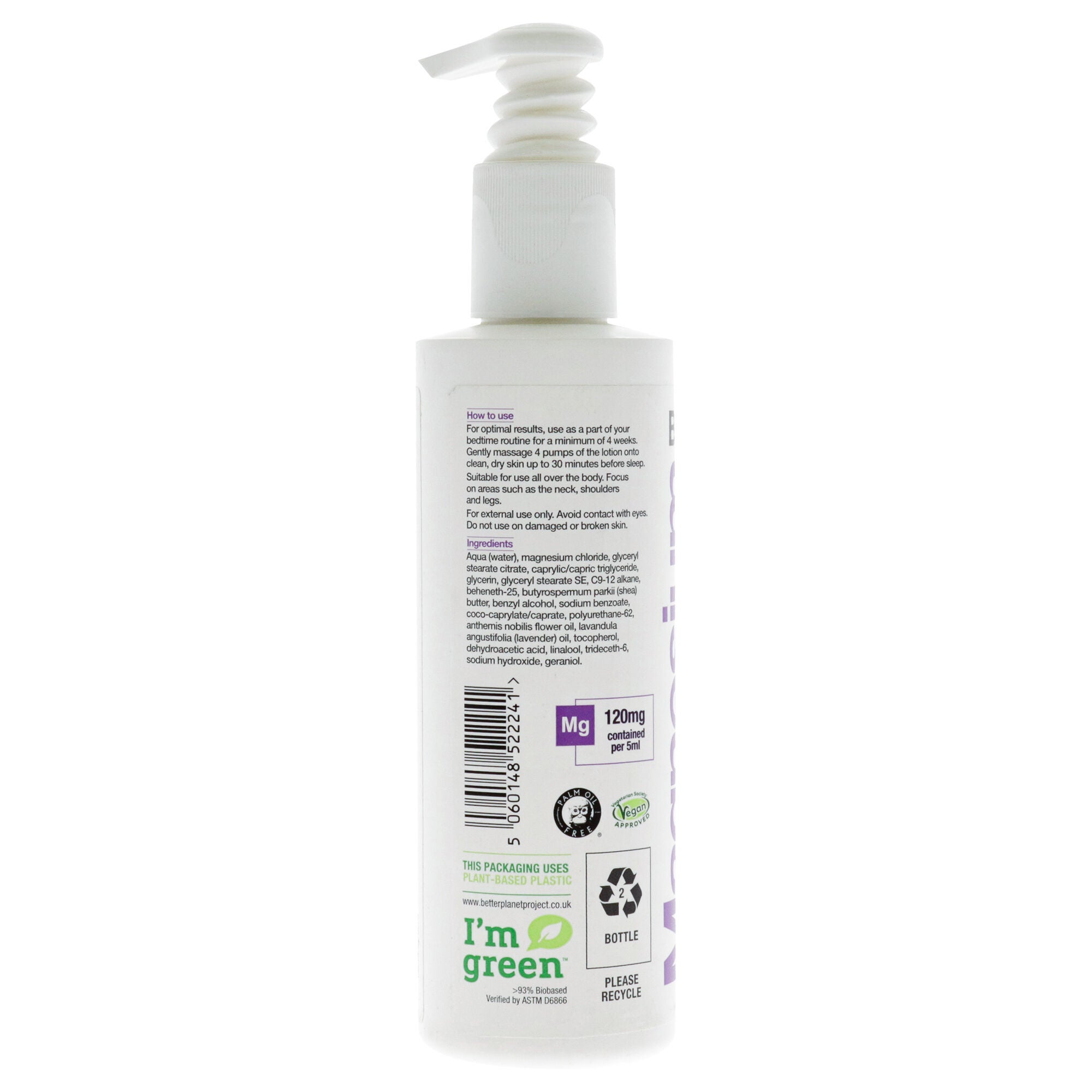 Magnesium Sleep Body Lotion by BetterYou for Unisex - 6.08 oz Body Lotion, See Description, alternate image number 2