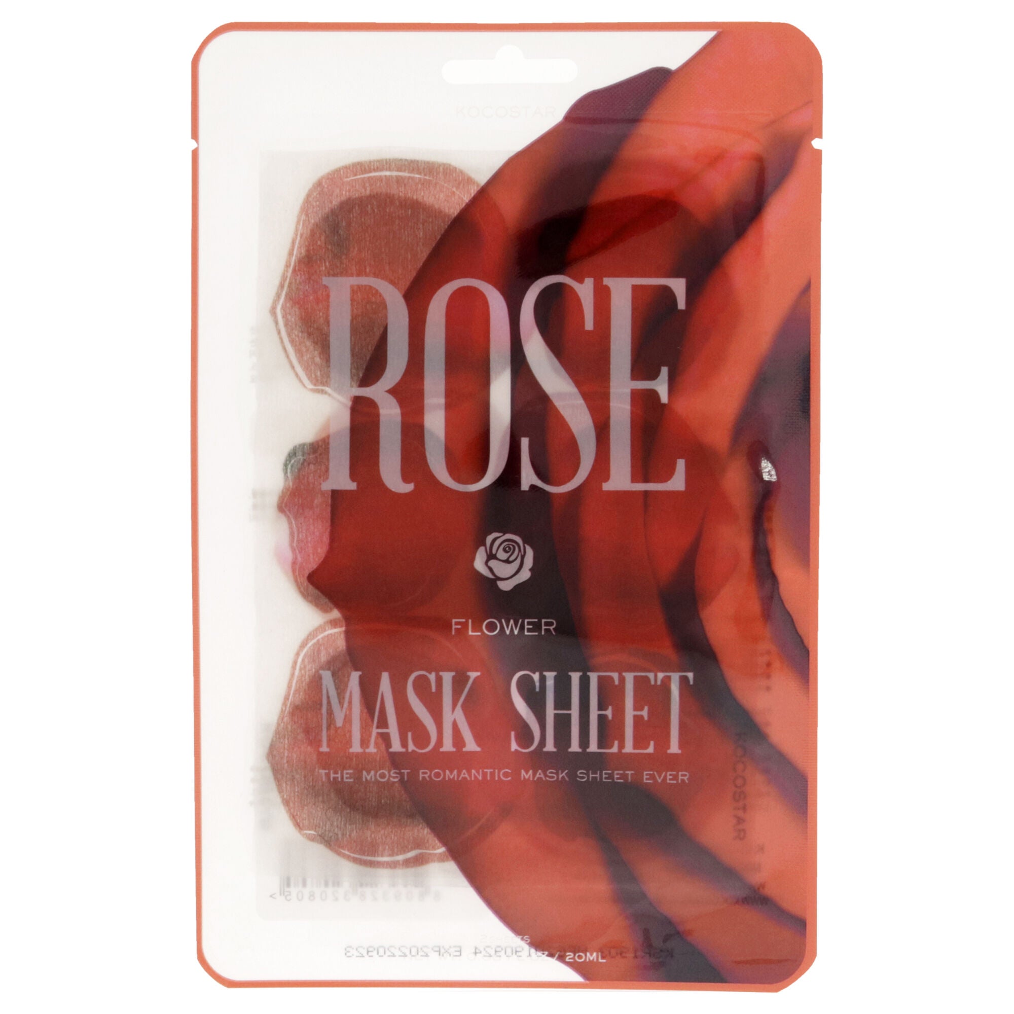 Slice Sheet Mask - Rose Flower by Kocostar for Unisex - 1 Pc Mask, See Description, hi-res image number 0