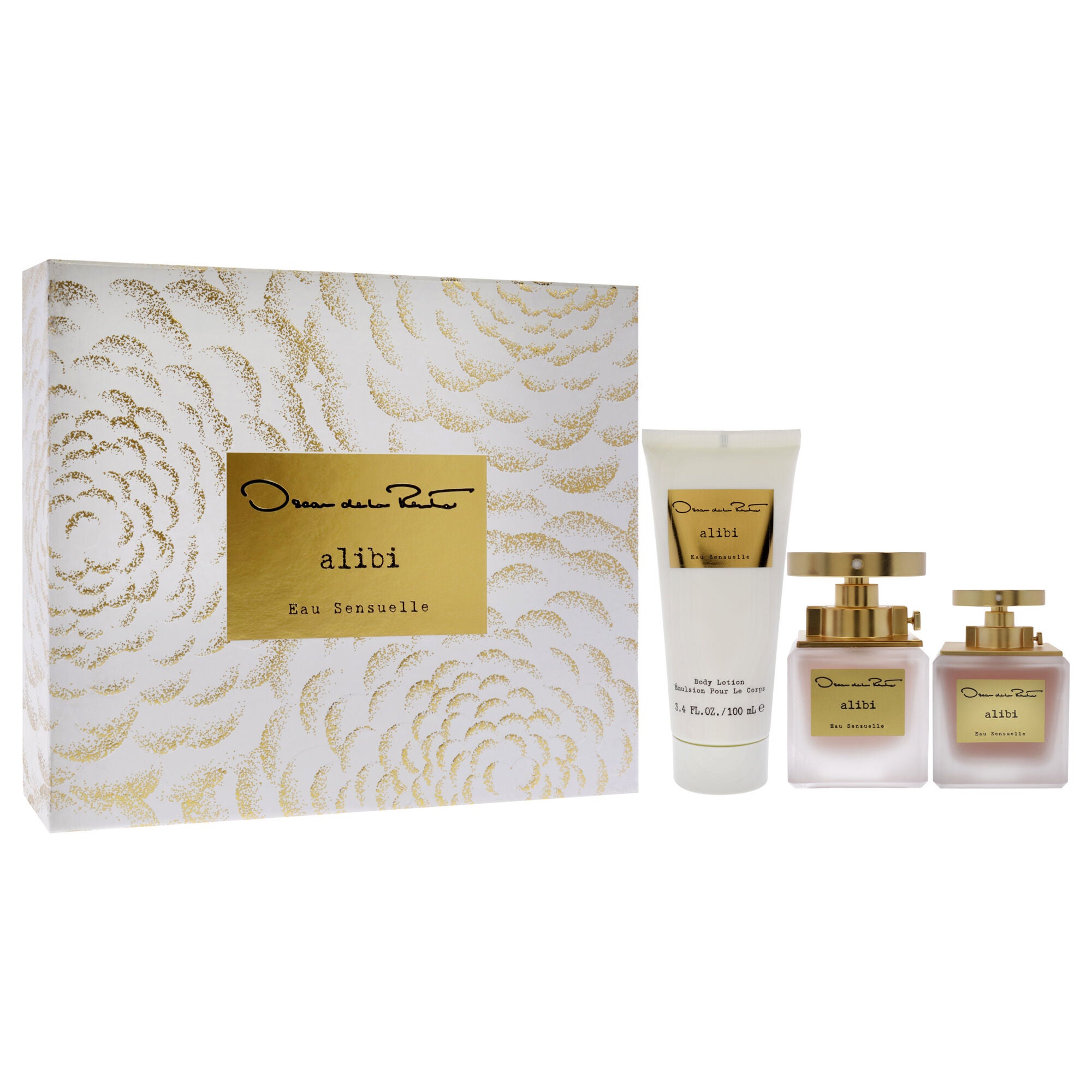 Alibi Eau Sensuelle by Oscar De La Renta for Women - 3 Pc Gift Set 3.3oz EDP Spray, 1oz EDP Spray 3.4oz Body Lotion, , alternate image number 6