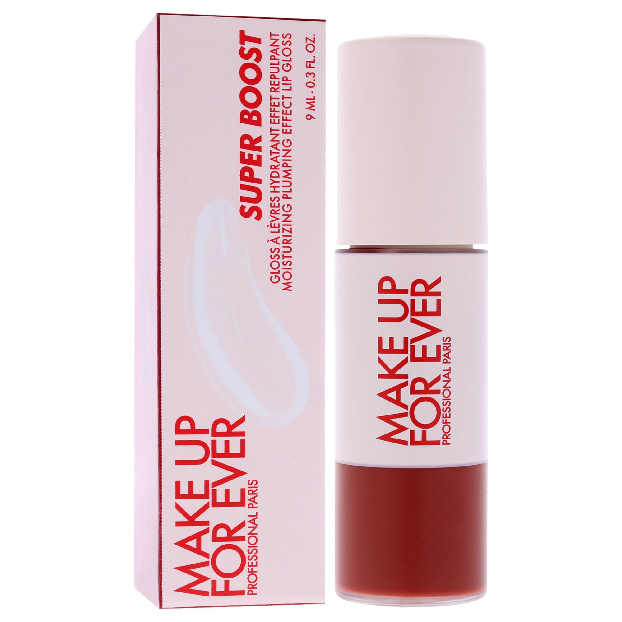 Super Boost Lip Gloss - 11 Fiery Love by Make Up For Ever for Women - 0.3 oz Lip Gloss, Pink, alternate image number 2