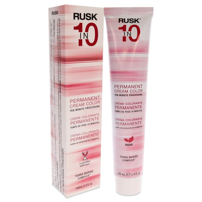 Permanent Cream Color In10 - 10S Ultra-Light Sand Blonde by Rusk for Unisex - 3.4 oz Hair Color, See Description, alternate image number 2