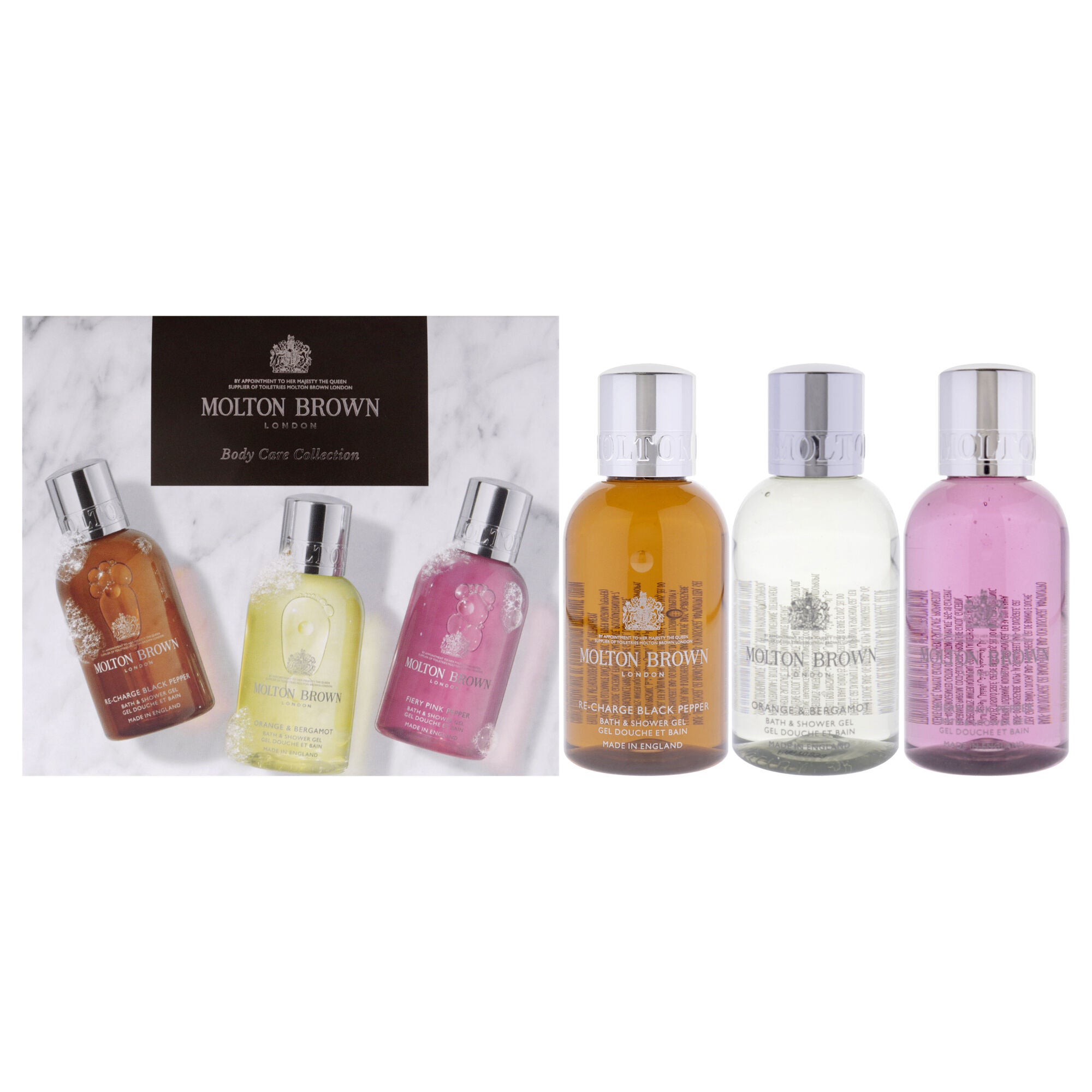 Spicy and Cytrus Body Care Collection Set by Molton Brown for Unisex - 3 Pc Set, See Description, hi-res image number 0