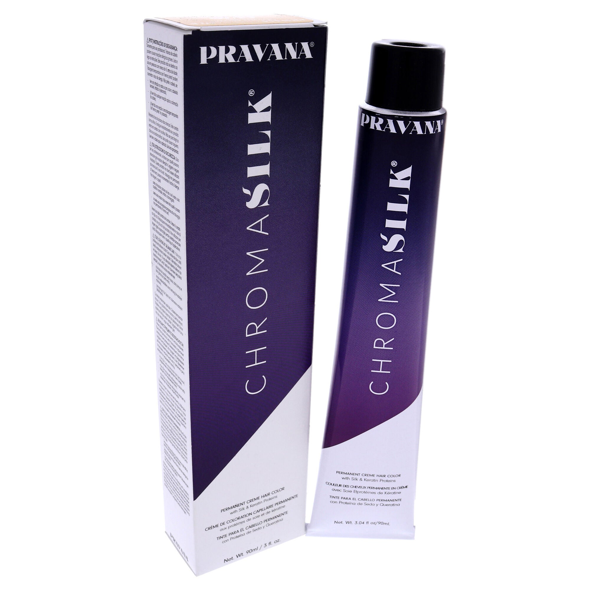ChromaSilk Creme Hair Color - 4.3 Golden Brown by Pravana for Unisex - 3 oz Hair Color, , alternate image number 8