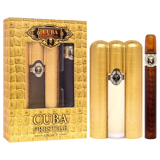 Cuba Prestige Legacy by Cuba for Men - 2 Pc Gift Set 3oz EDT Spray, 1.17oz EDT Spray, NA, alternate image number null