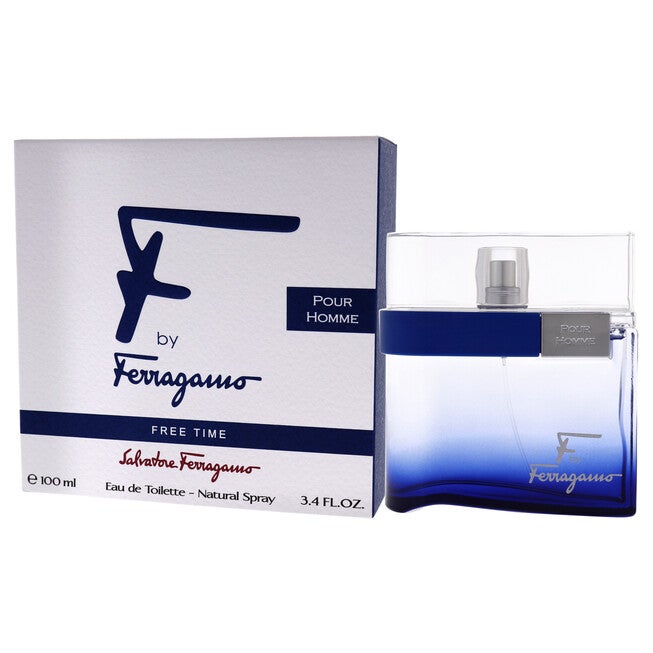 F by Ferragamo Free Time by Salvatore Ferragamo for Men - 3.4 oz EDT Spray, , alternate image number null
