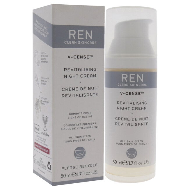 V-Cense Revitalising Night Cream by REN for Unisex - 1.7 oz Cream, NA, alternate image number null