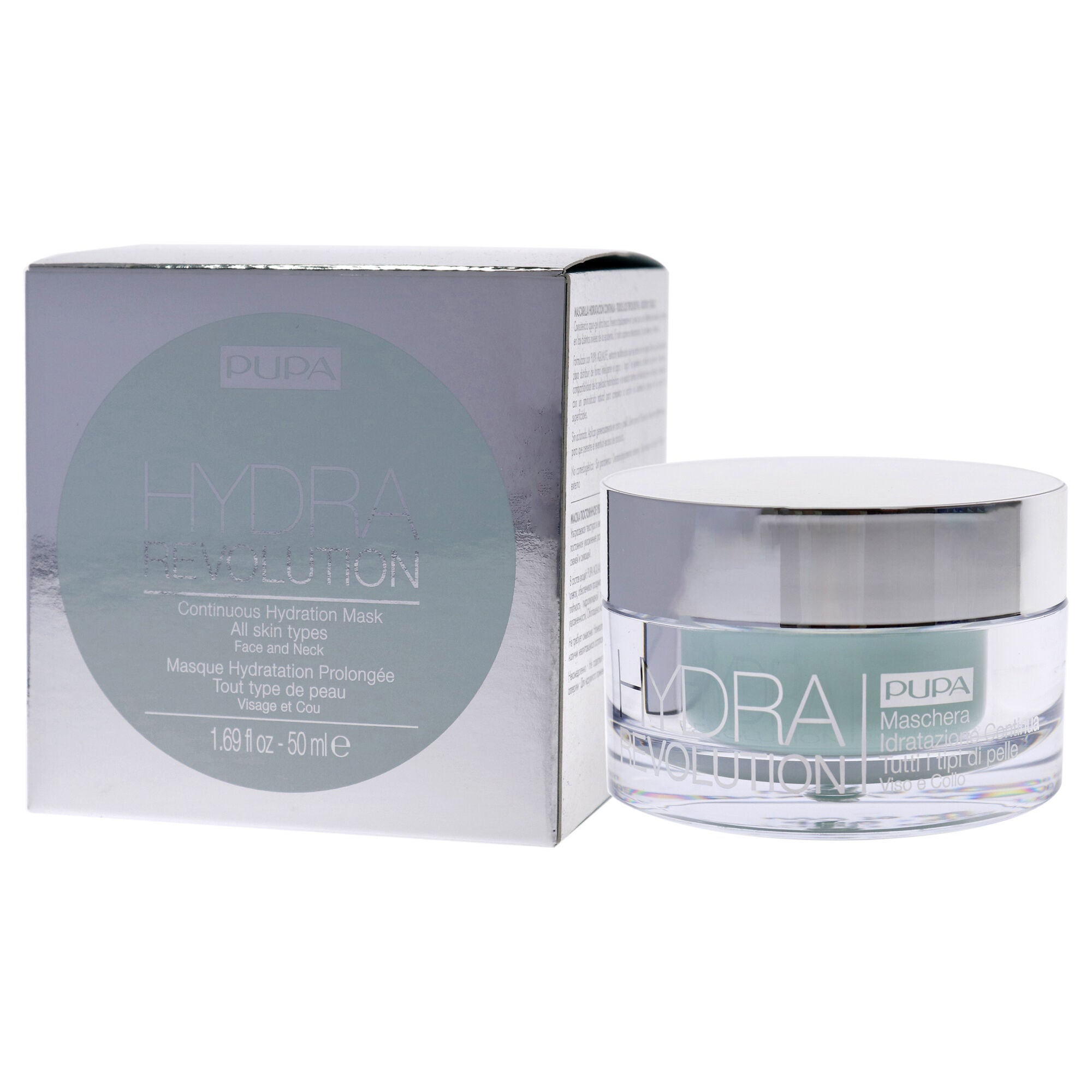 Hydra Revolution Continuous Hydration Mask by Pupa Milano for Unisex - 1.69 oz Mask, See Description, alternate image number 2