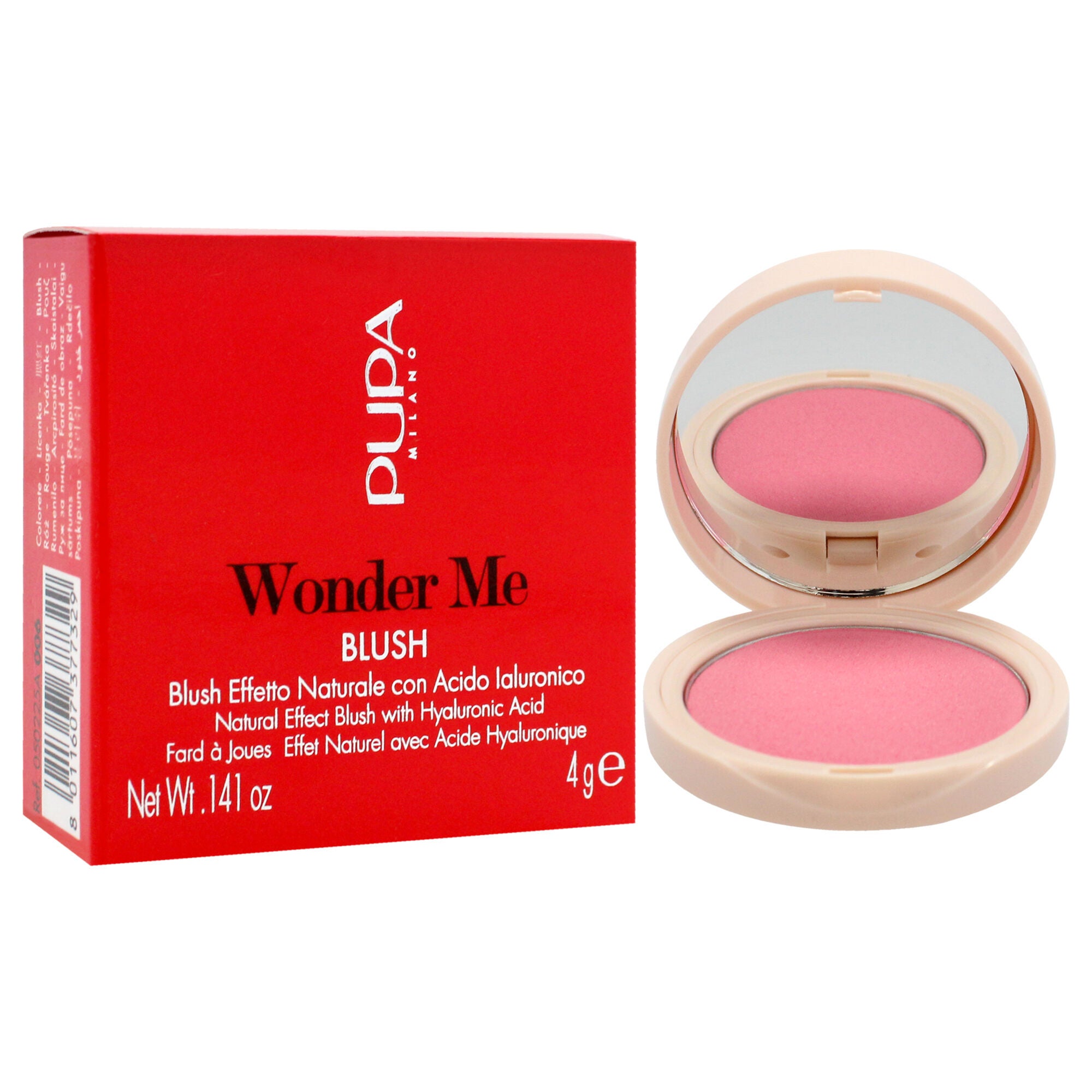 Wonder Me Blush - 006 First Kiss-Radiant by Pupa Milano for Women - 0.141 oz Blush, See Description, alternate image number 2