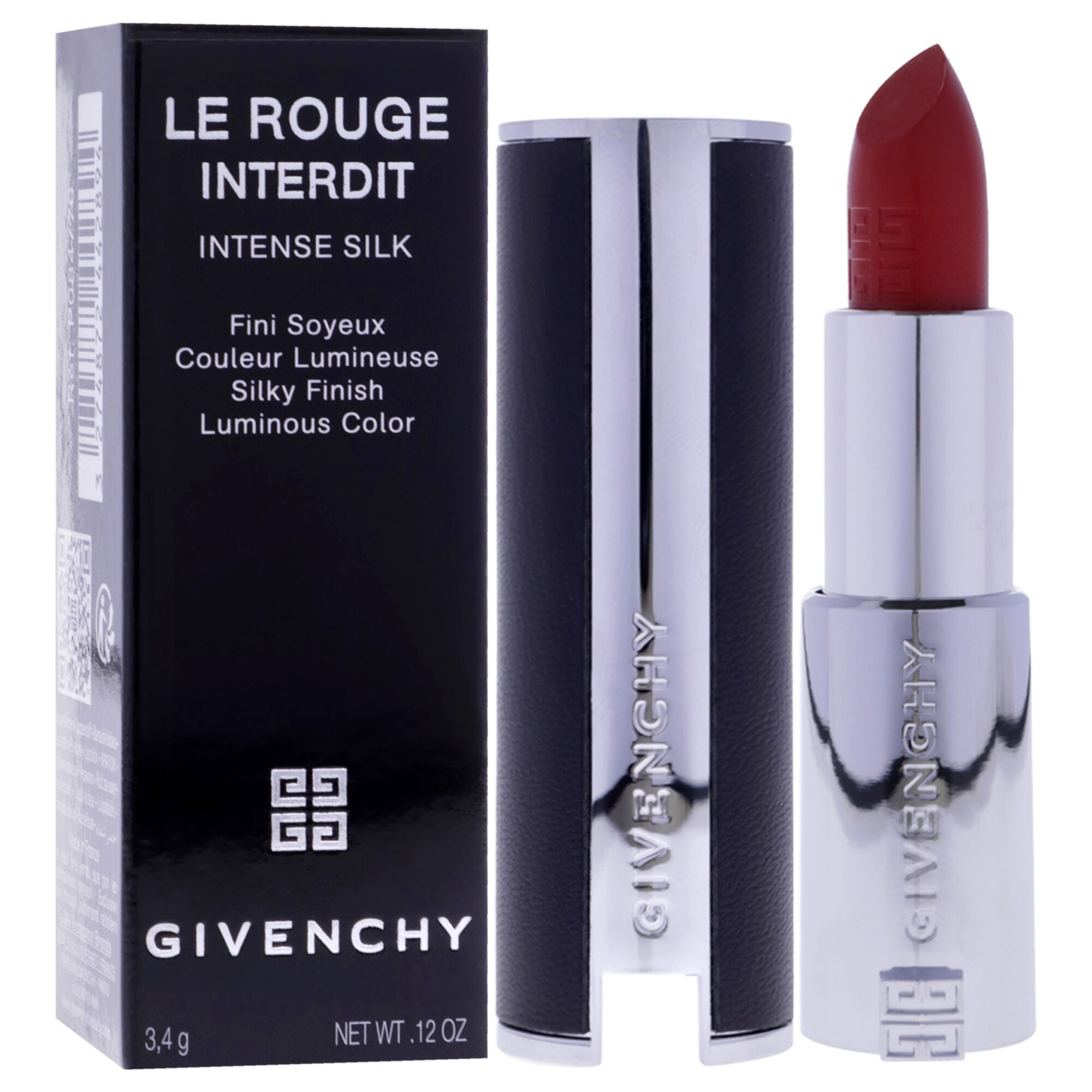 Le Rouge Interdit Intense Silk Lipstick - 306 Carmin Escarpin by Givenchy for Women - 0.12 oz Lipstick, , alternate image number 6