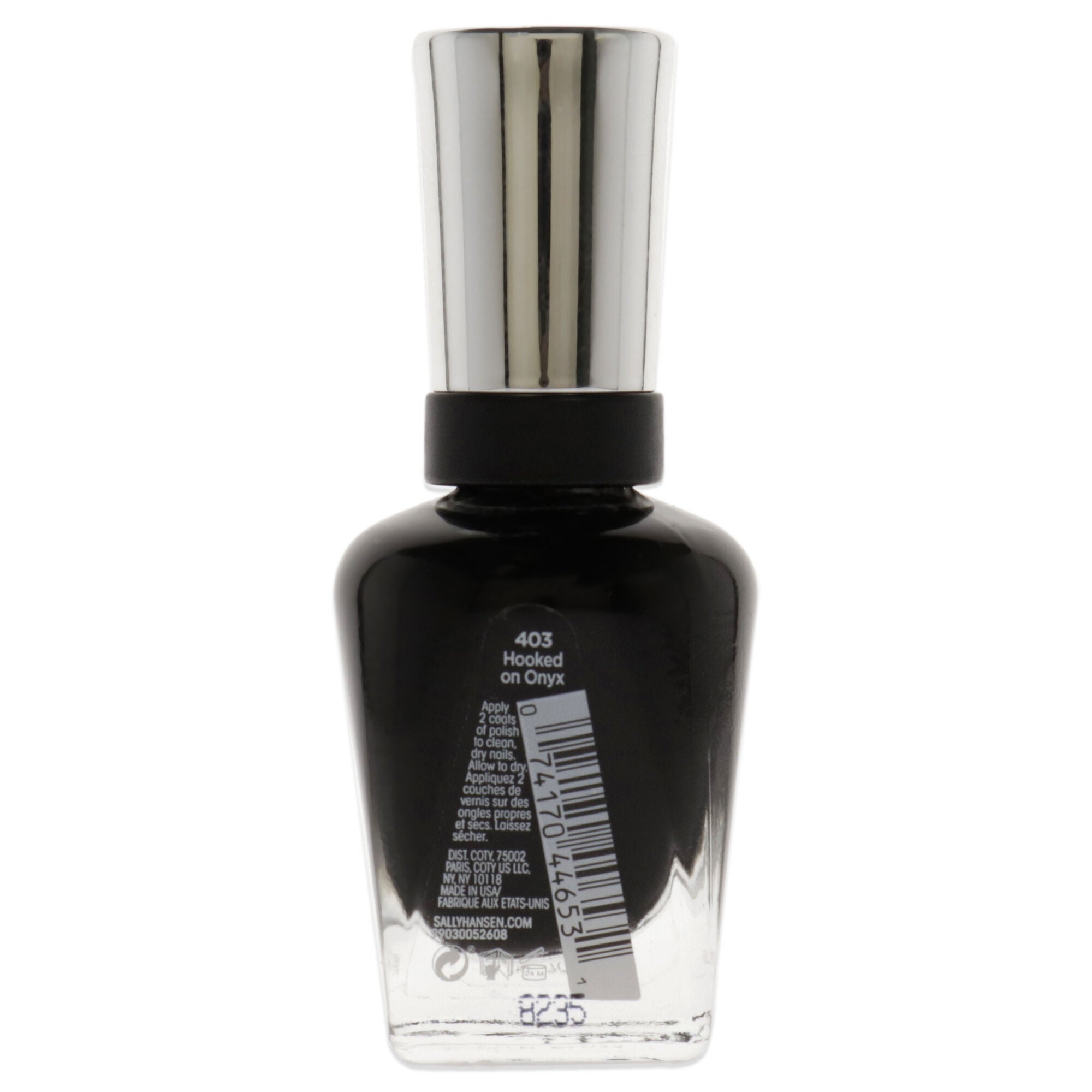 Complete Salon Manicure - 403 Hooked On Onyx by Sally Hansen for Women - 0.5 oz Nail Polish, Black, alternate image number 1