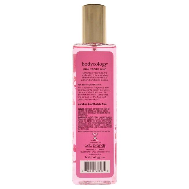 Pink Vanilla Wish by Bodycology for Women - 8 oz Fragrance Mist, , alternate image number 3