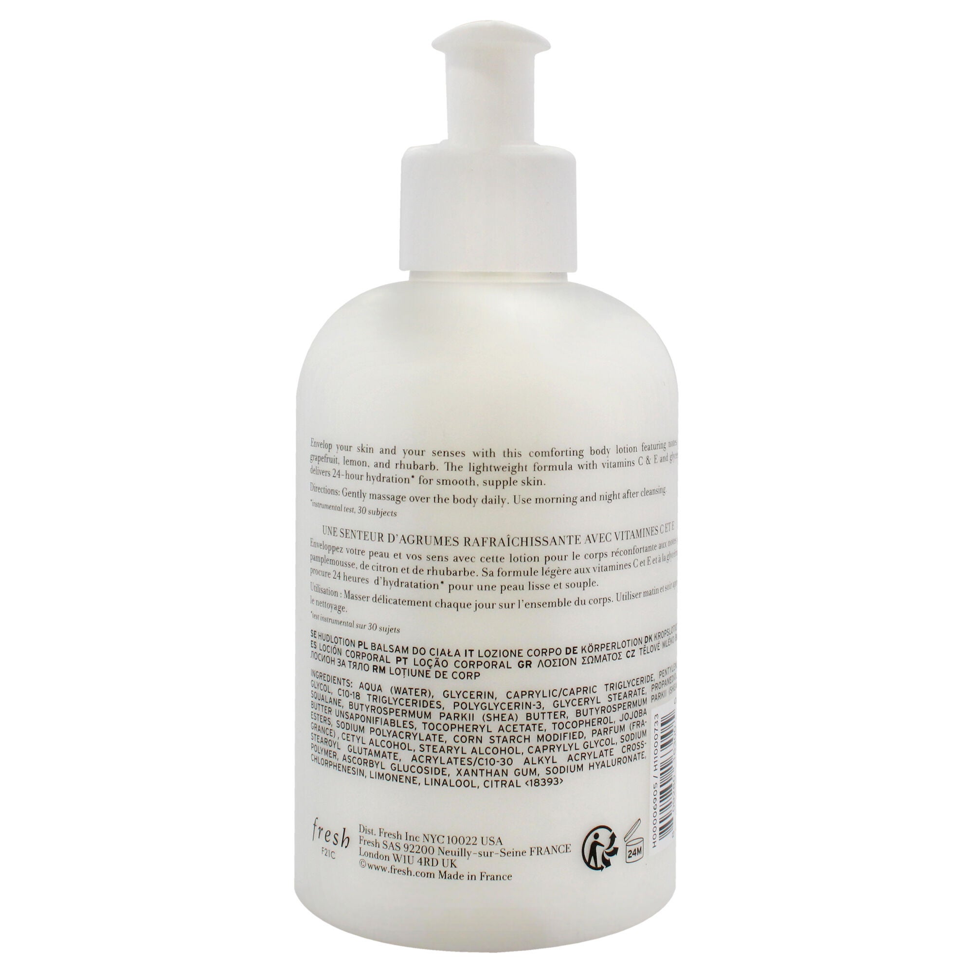 Hesperides Grapefruit Body Lotion by Fresh for Women - 10 oz Body Lotion, See Description, alternate image number 2