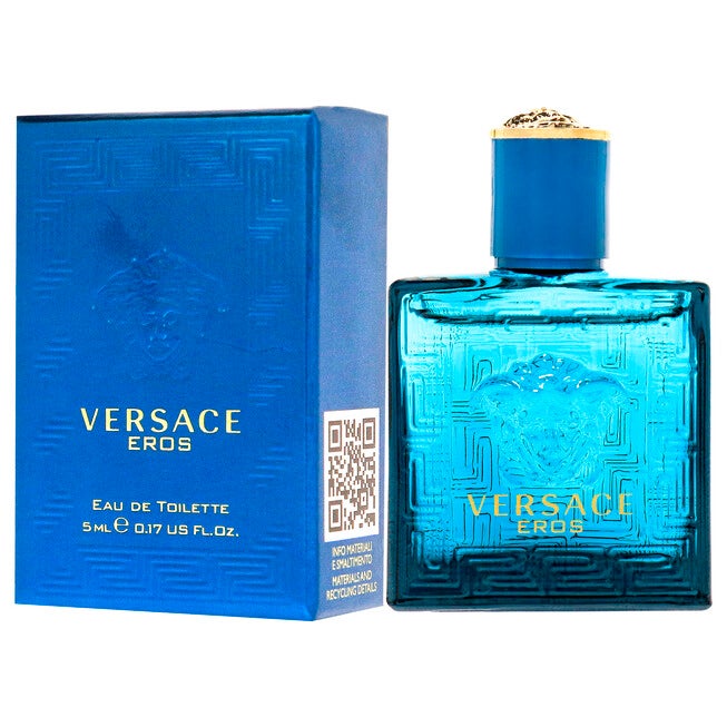 Versace Eros by Versace for Men - 0.17 oz EDT Splash (Mini), See Description, alternate image number 3