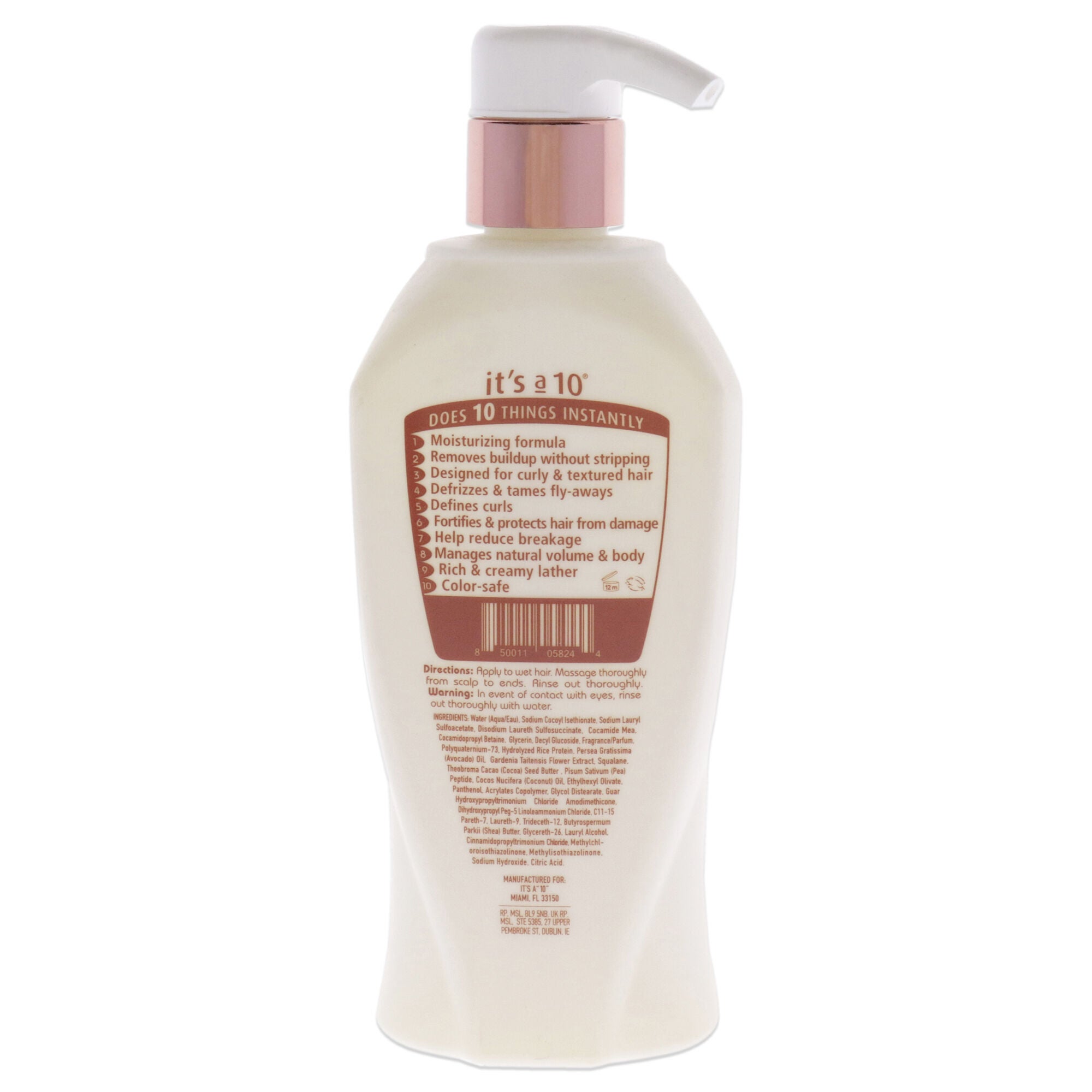 Coily Miracle Hydrating Shampoo by Its A 10 for Unisex - 10 oz Shampoo, See Description, alternate image number 1