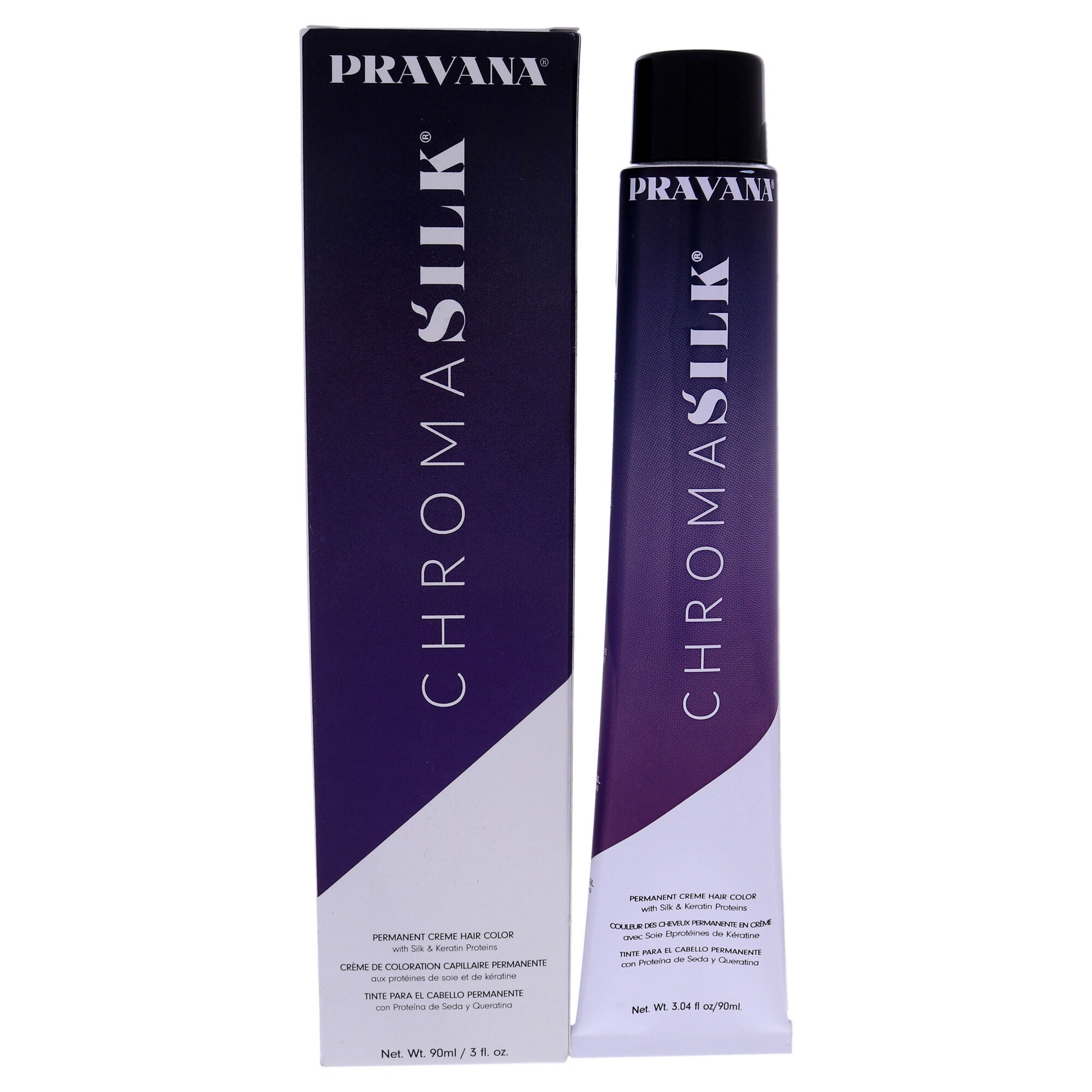 ChromaSilk Creme Hair Color - 5N Light Brown by Pravana for Unisex - 3 oz Hair Color, See Description, hi-res image number 0