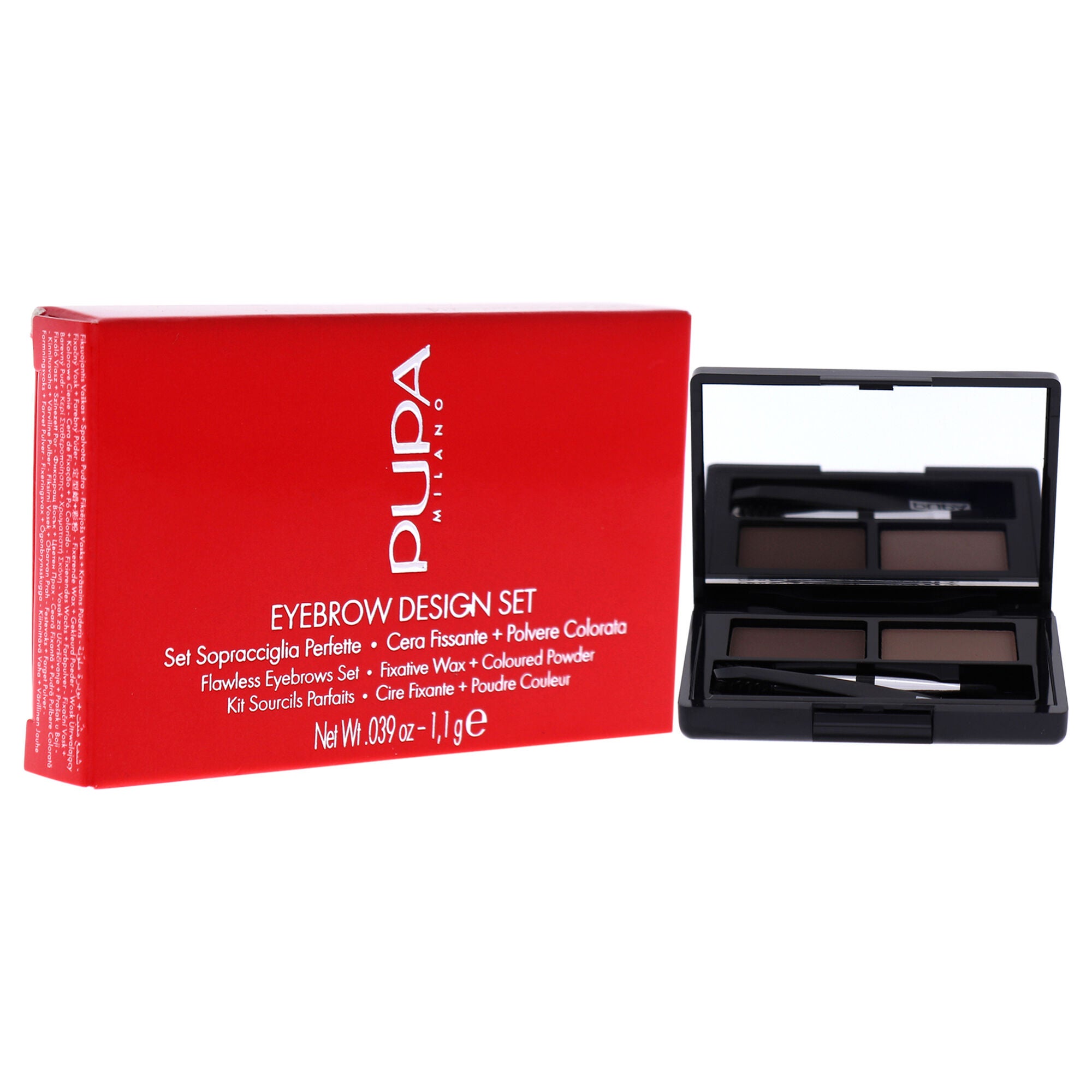 Eyebrow Design Set - 002 Brown by Pupa Milano for Women - 0.039 oz Eyebrow, , alternate image number 6