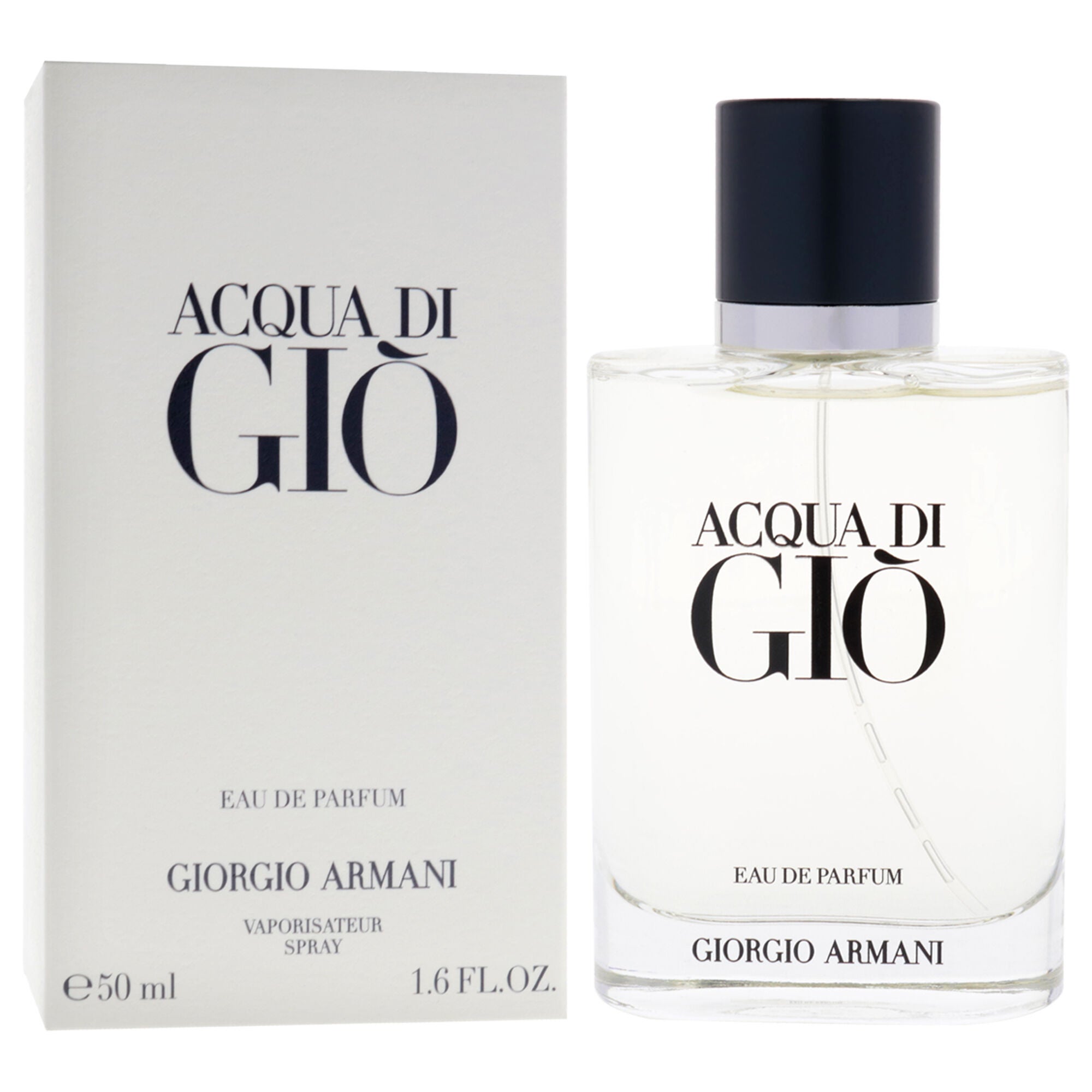 Acqua Di Gio by Giorgio Armani for Men - 1.6 oz EDP Spray, Clear, alternate image number 2