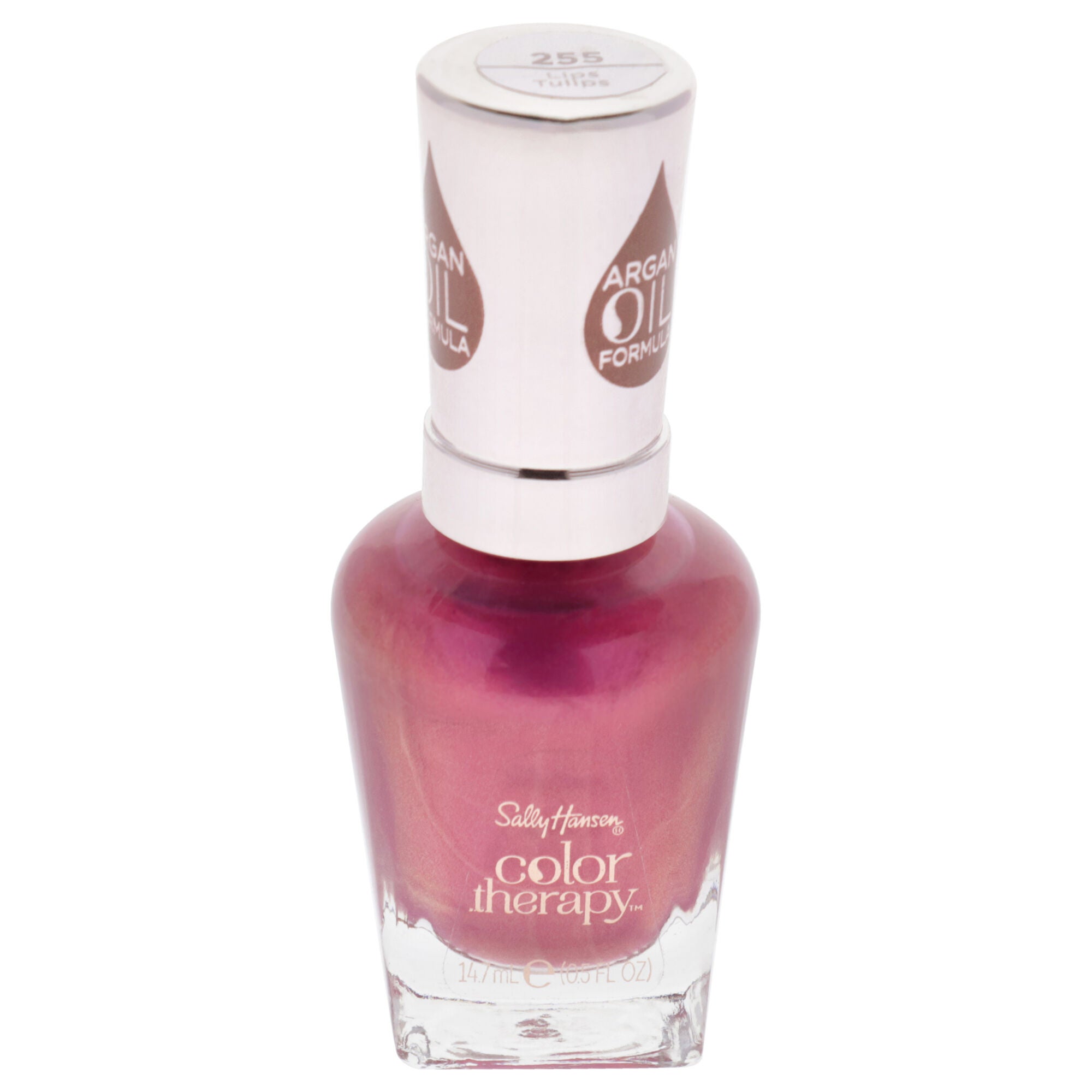 Color Therapy Nail Polish - 255 Lips Tulips by Sally Hansen for Women - 0.5 oz Nail Polish, See Description, hi-res image number 0