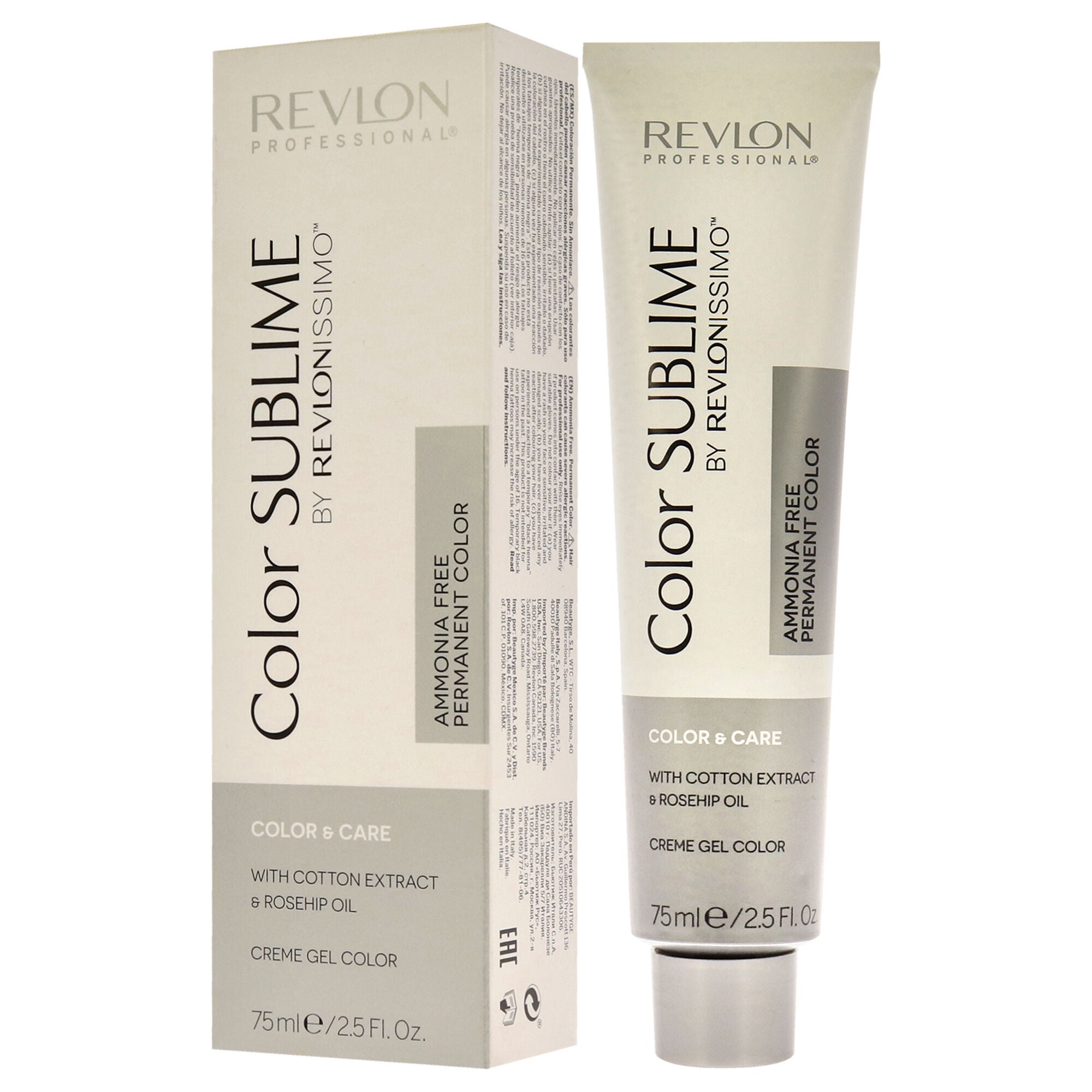 Revlonissimo Color Sublime - 7.32 Medium Golden Iridescent Blonde by Revlon for Unisex - 2.5 oz Hair Color, See Description, alternate image number 3