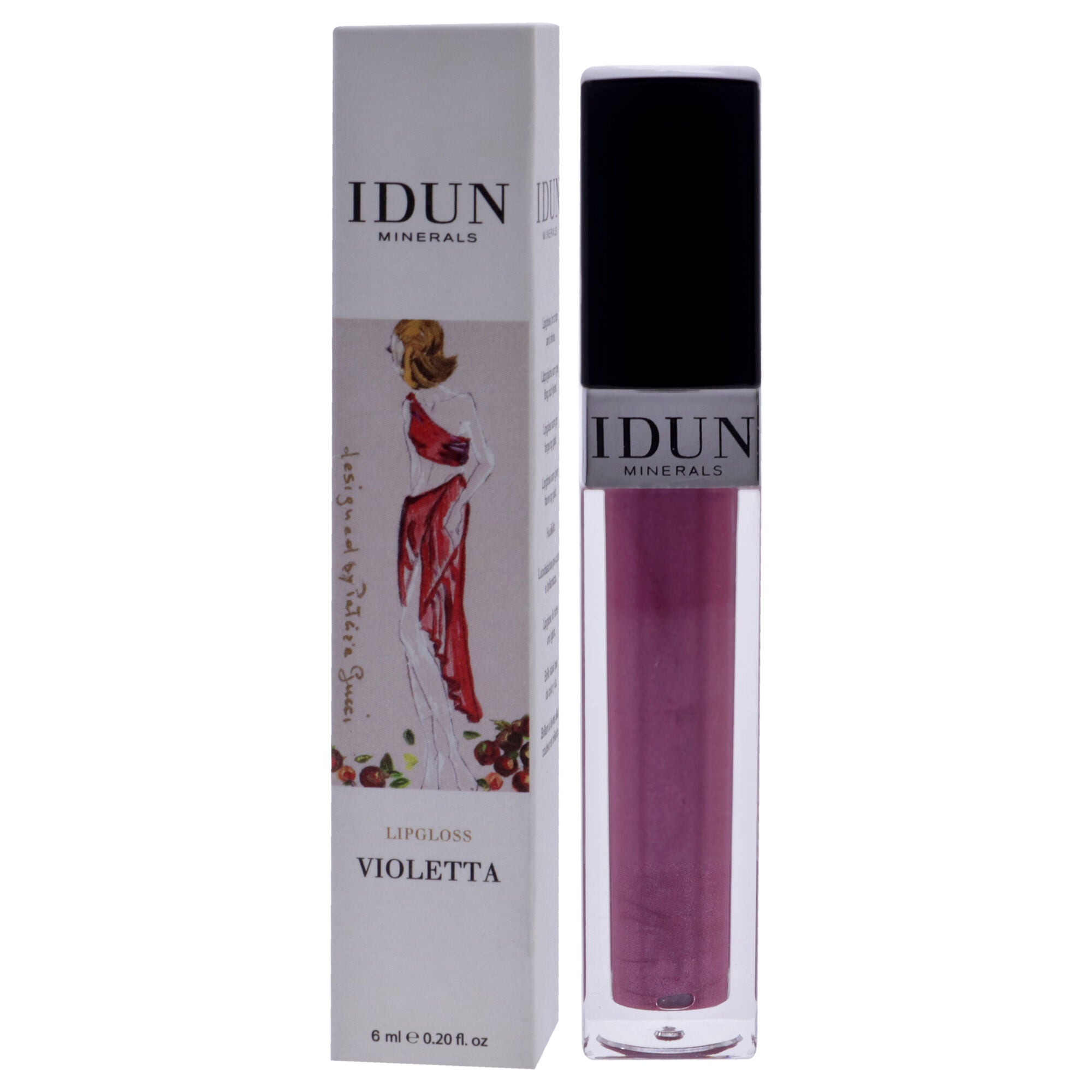 Lipgloss - 005 Violetta by Idun Minerals for Women - 0.2 oz Lip Gloss, See Description, alternate image number 2