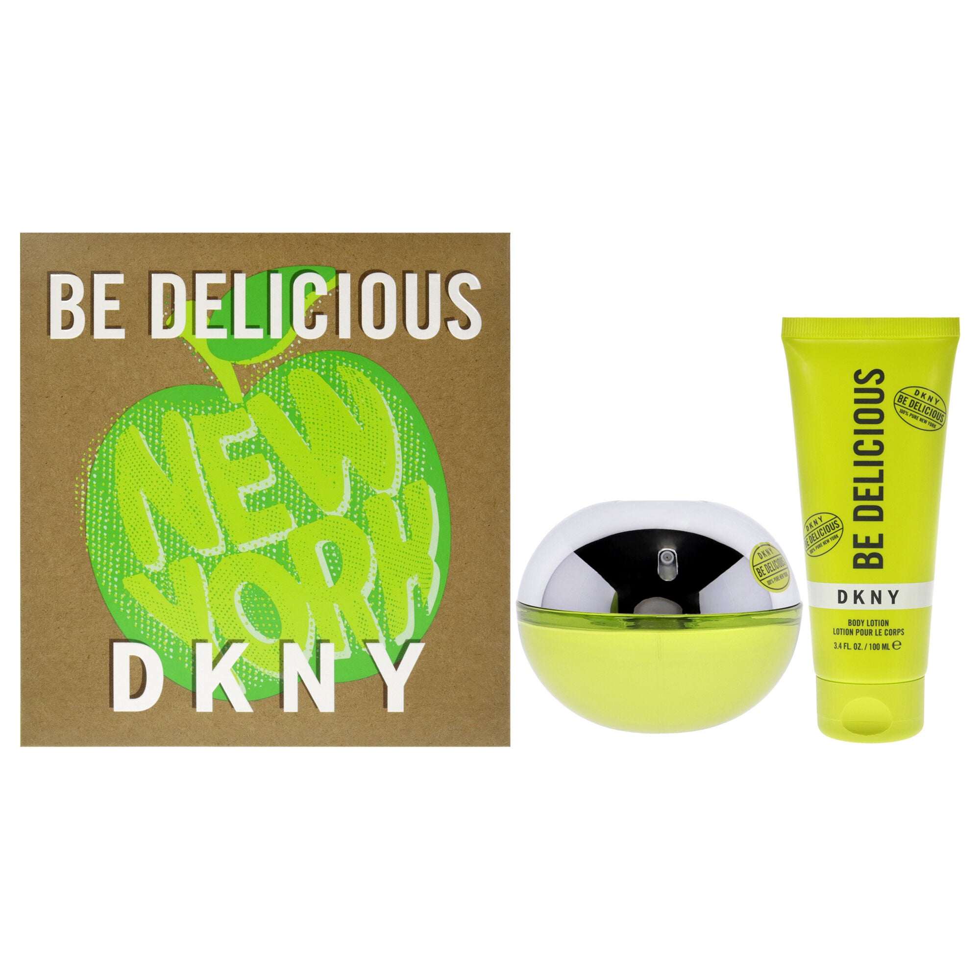 DKNY Be Delicious by Donna Karan for Women - 2 Pc Gift Set 3.4oz EDP Spray, 3.4oz Body Lotion, , alternate image number 5